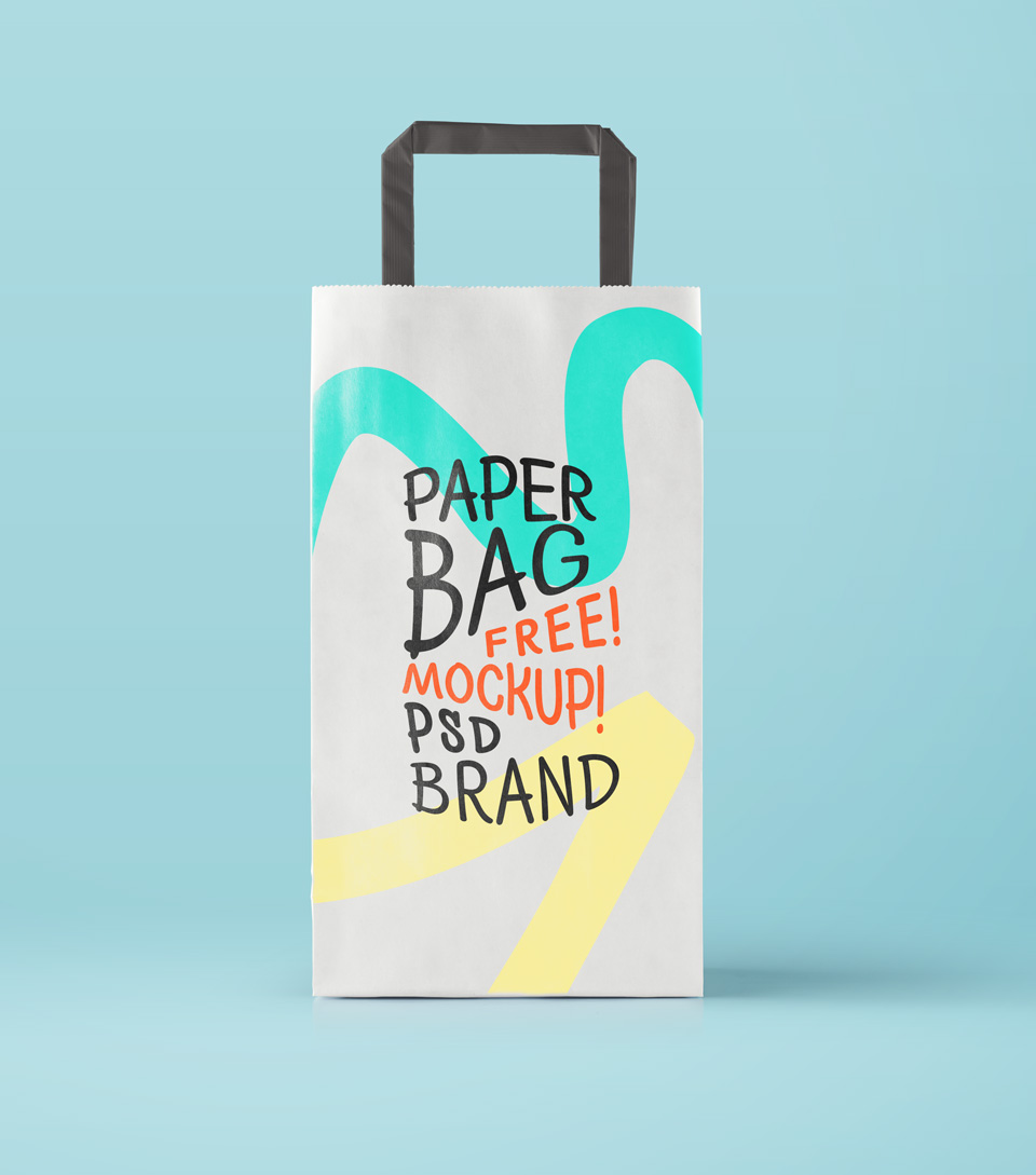 多功能psd纸袋样机 Psd Paper Bag Mocku