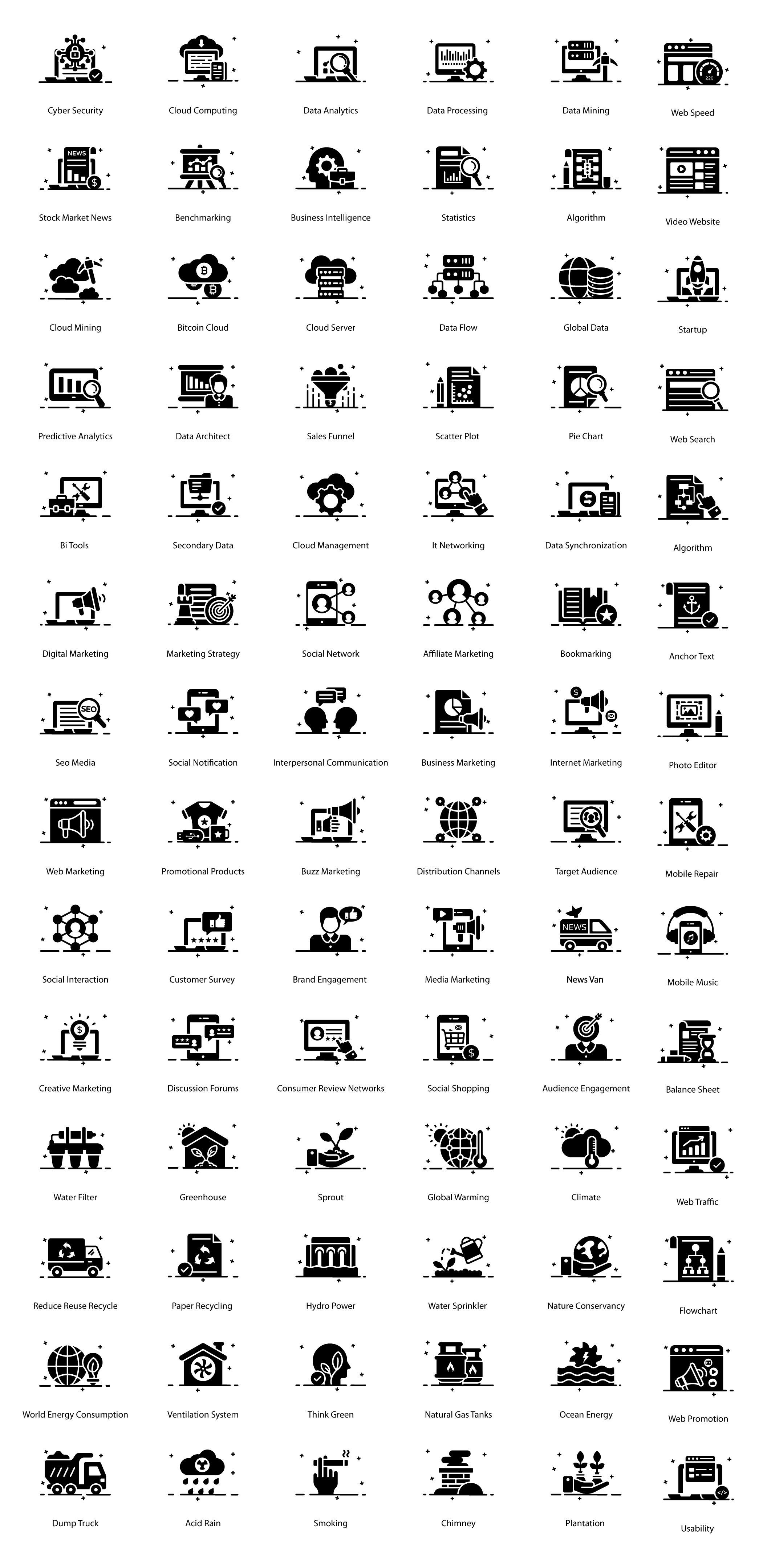 600个高级UI概念图标集 Premium Outline