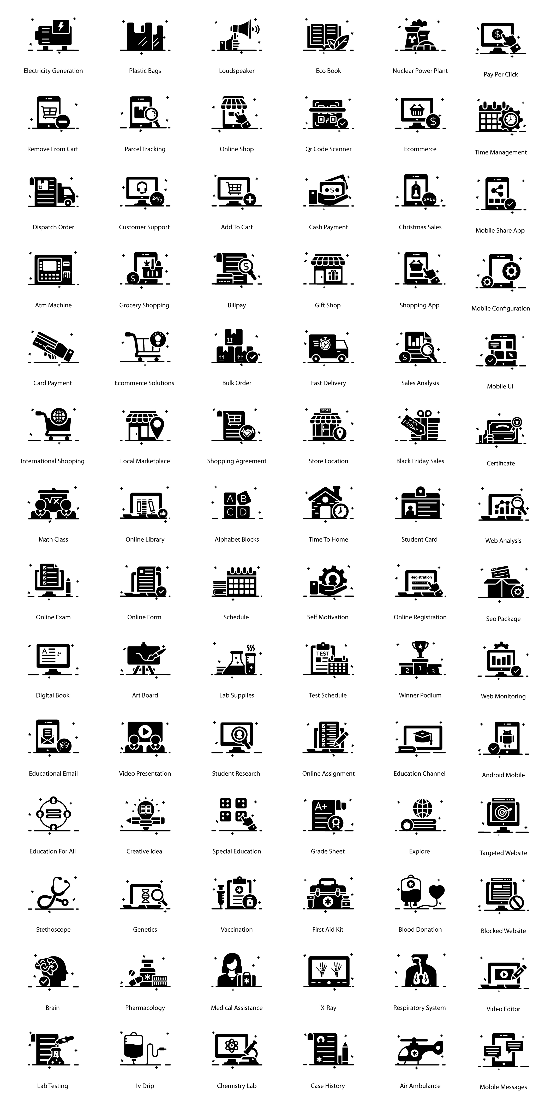 600个高级UI概念图标集 Premium Outline