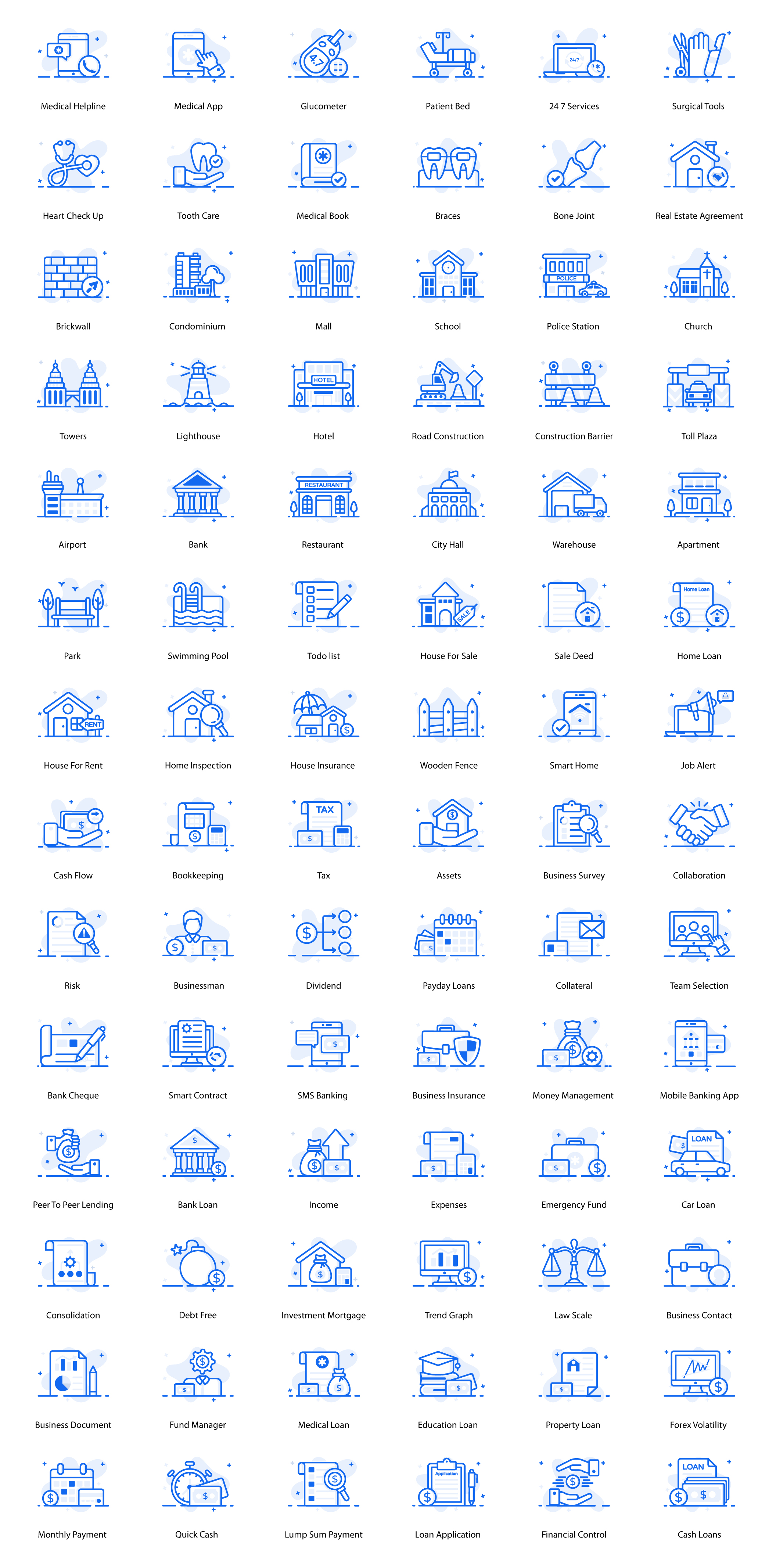 600个高级UI概念图标集 Premium Outline