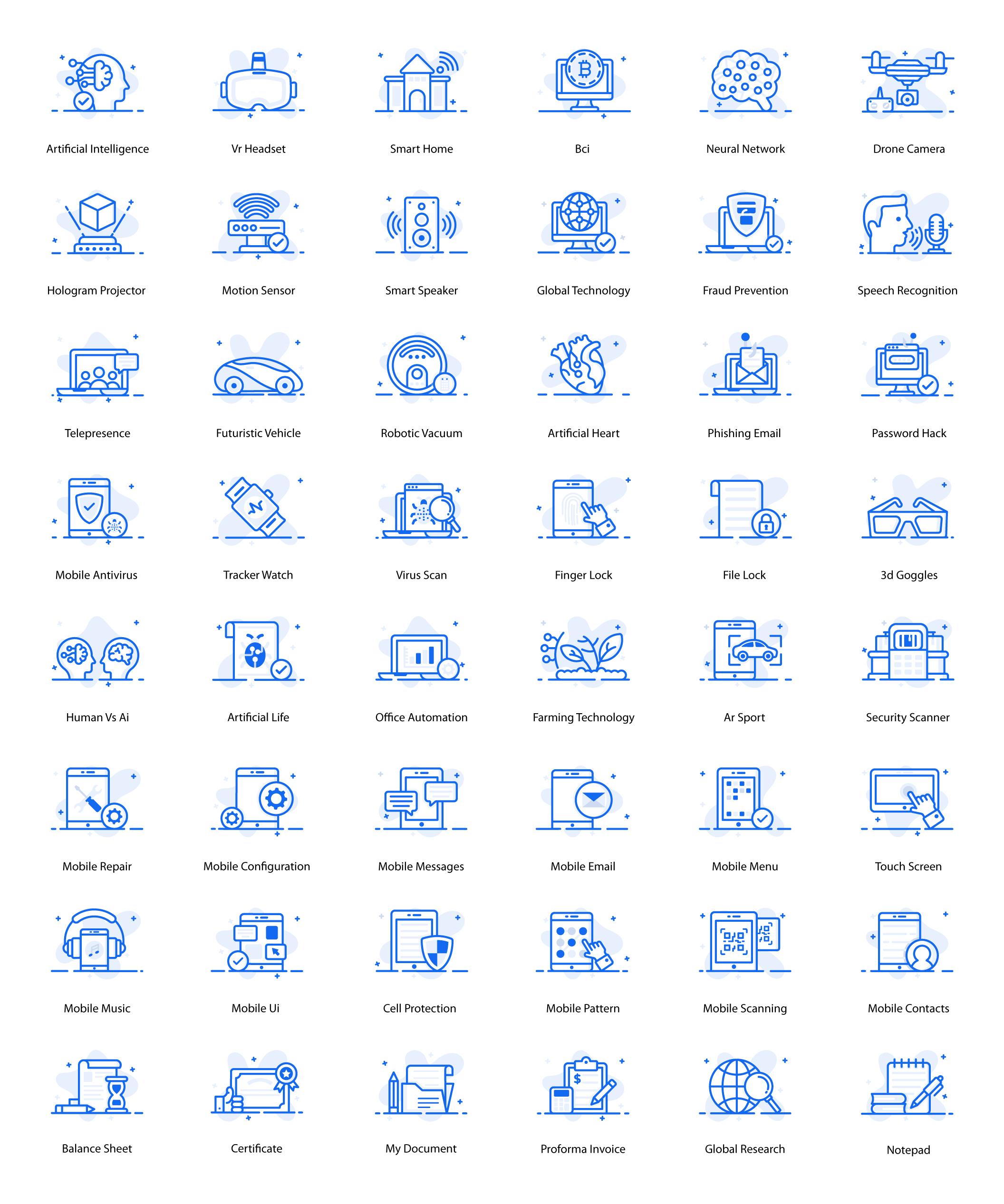 600个高级UI概念图标集 Premium Outline