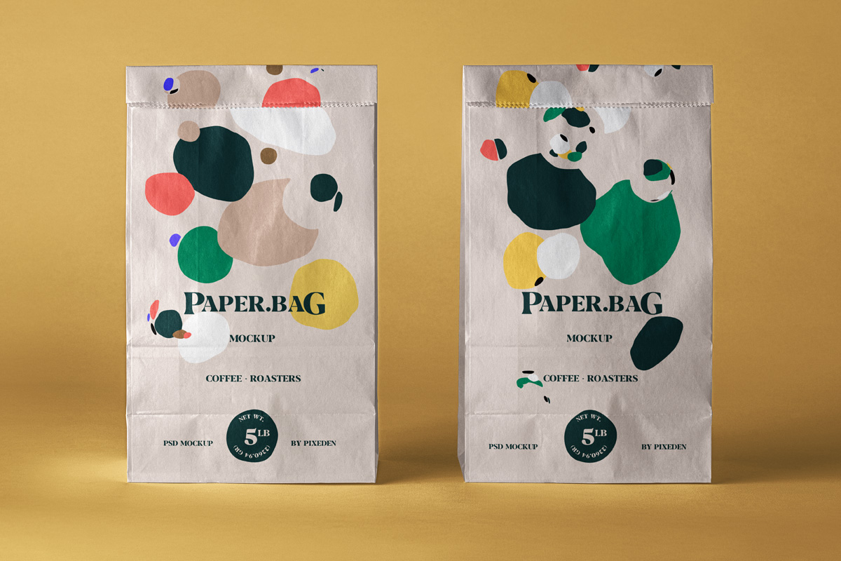 纸袋包装样机 Psd Paper Bag Mockup Se