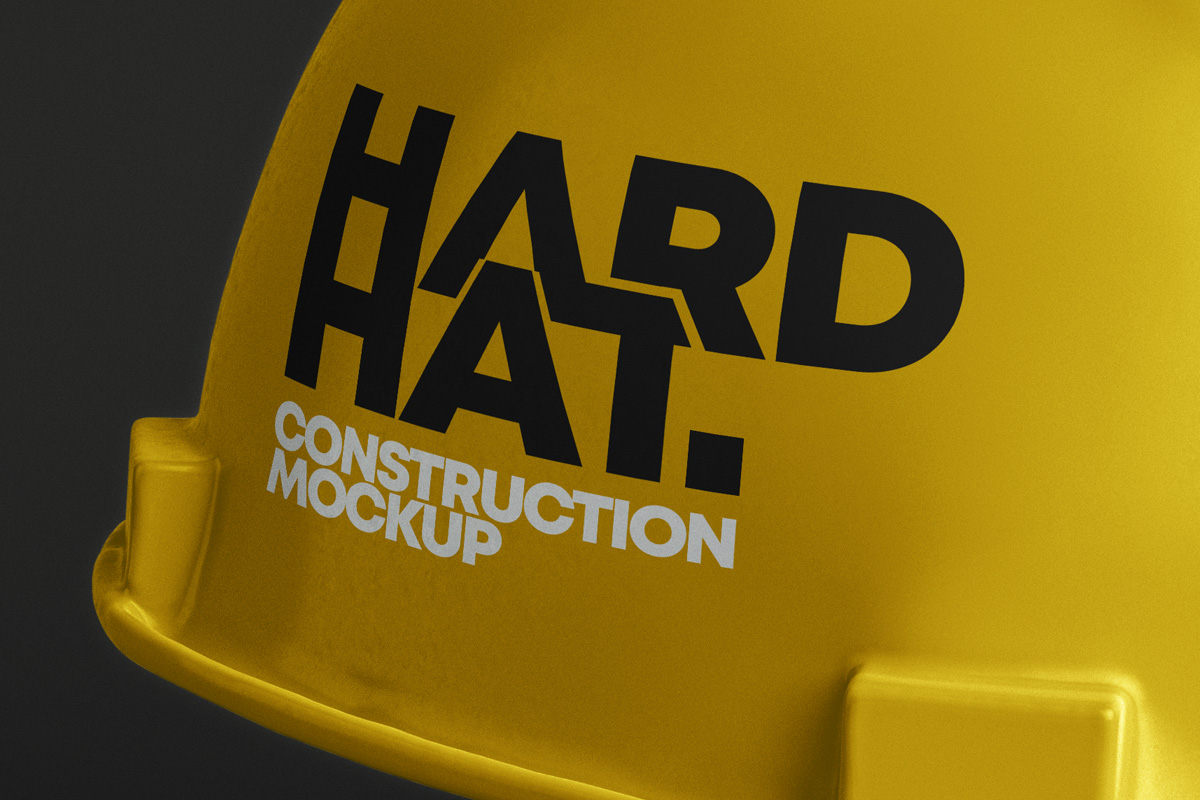 安全帽施工样机 Psd Hard Hat Construct