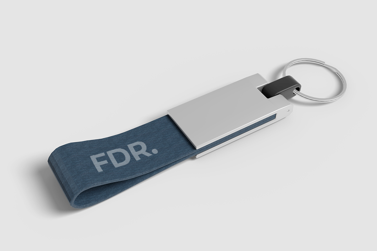 钥匙扣提案设计样机PSD模板 Free Realistic