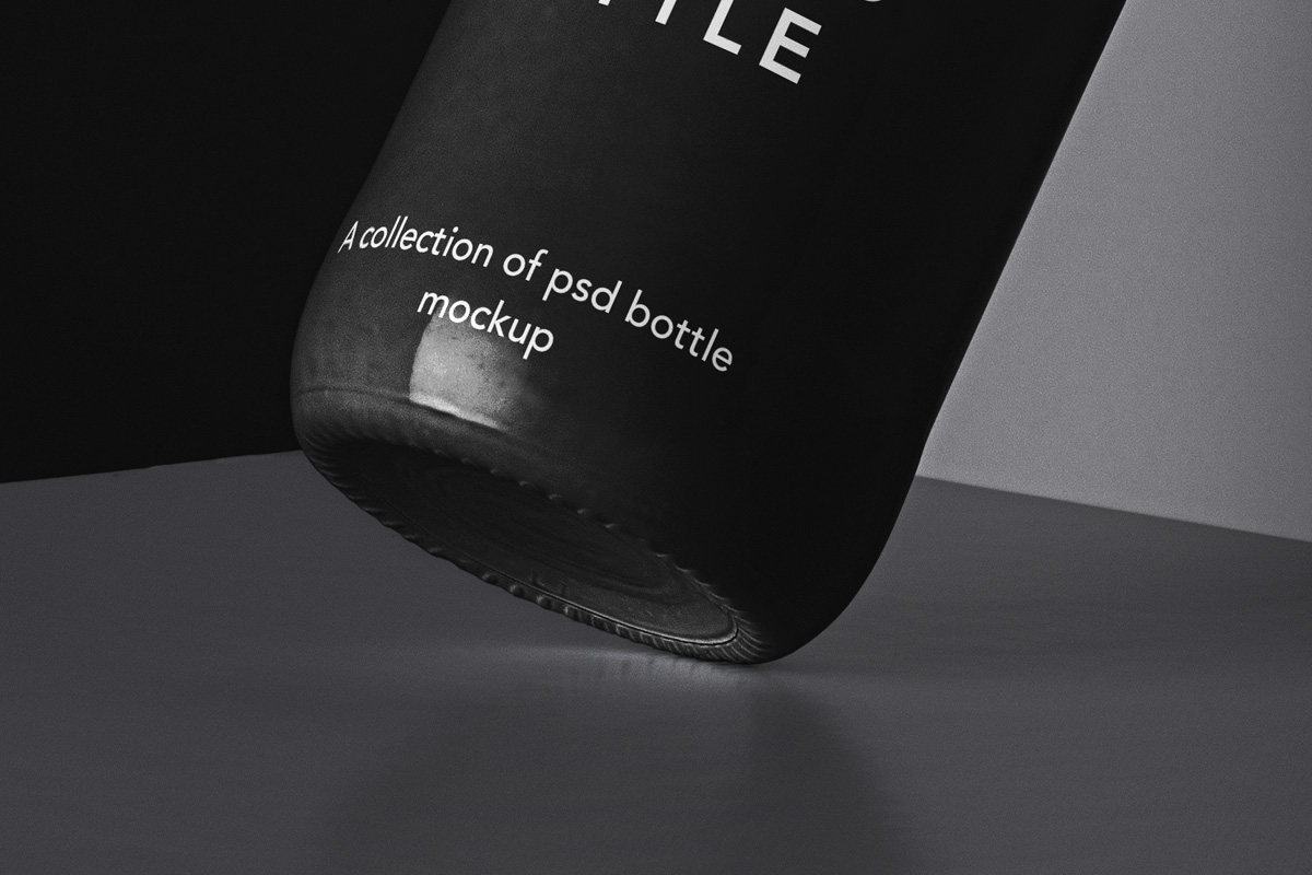 一组陶瓷瓶包装样机 Ceramic Psd Bottle M