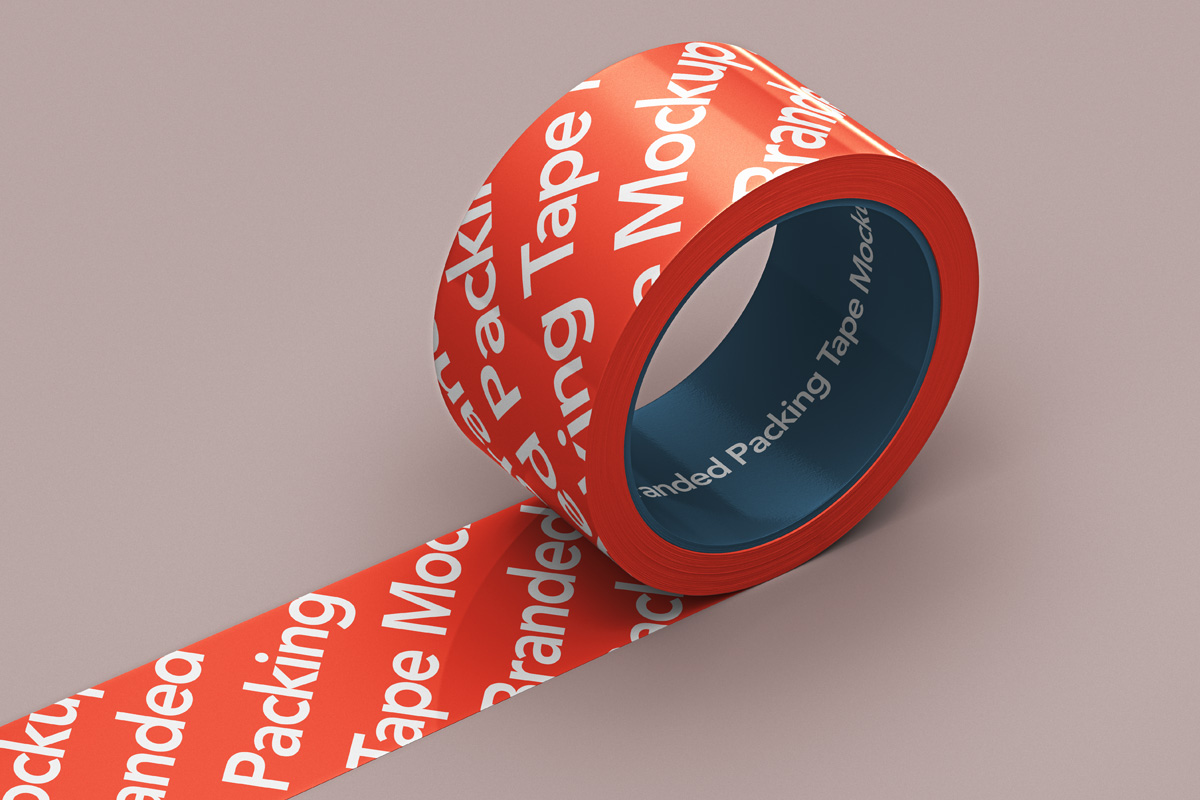 胶带样机 Branded Psd Packing Tape