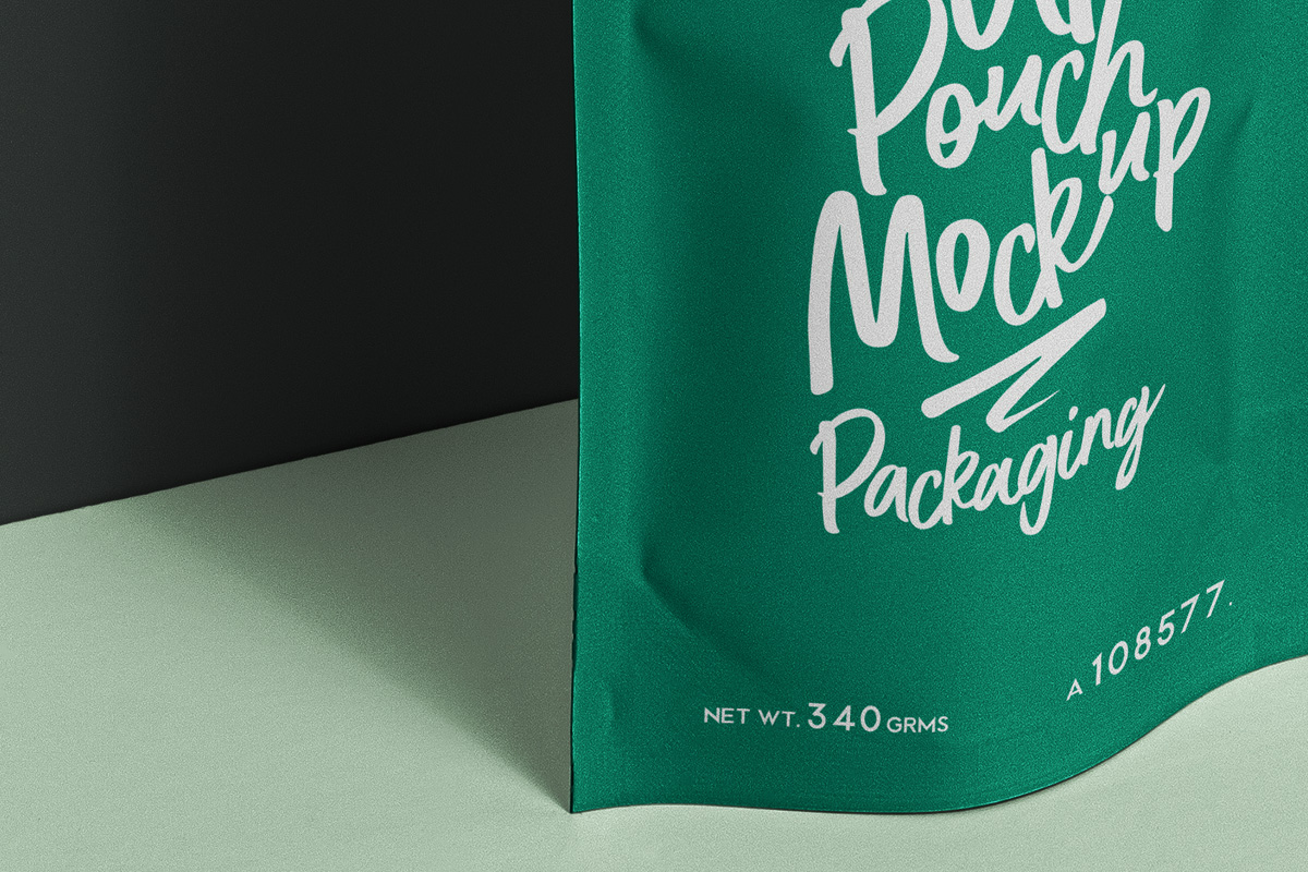 高质量的包装自封袋psd袋样机 Packaging Psd