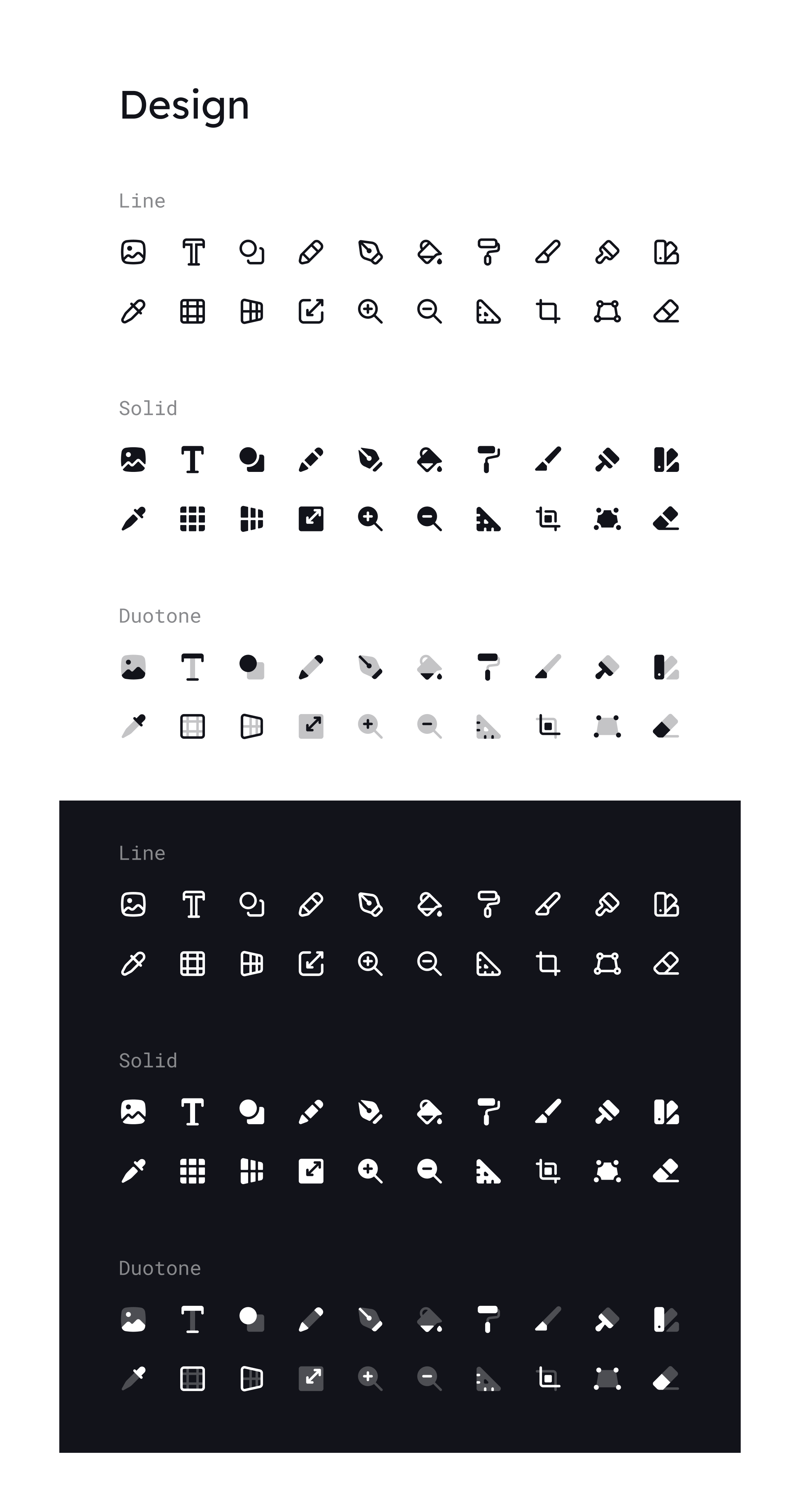 设计图标集 Design Icon Set