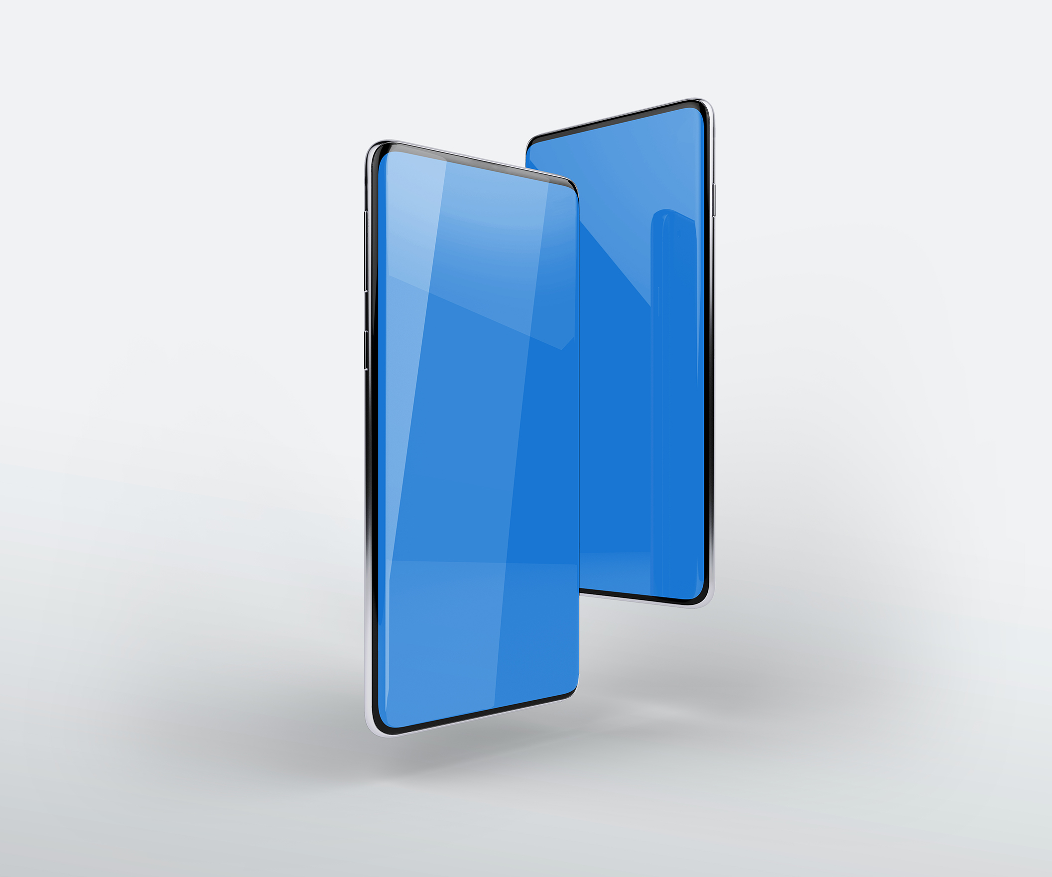 12个智能手机UI设计贴图样机PSD模板 Minimal P
