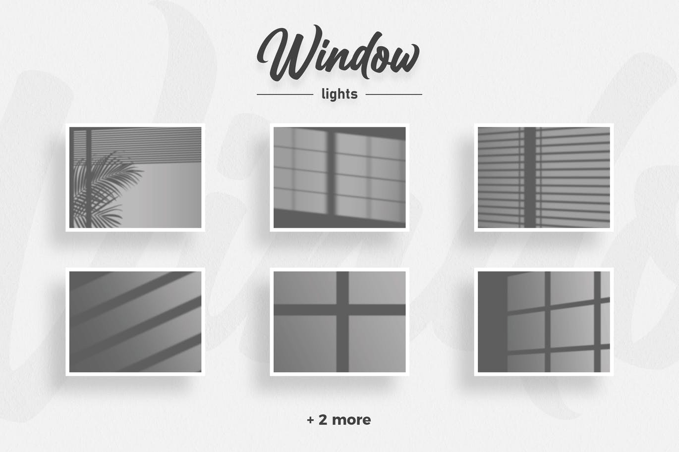 窗户阴影叠层素材 Windows Shadow Overla