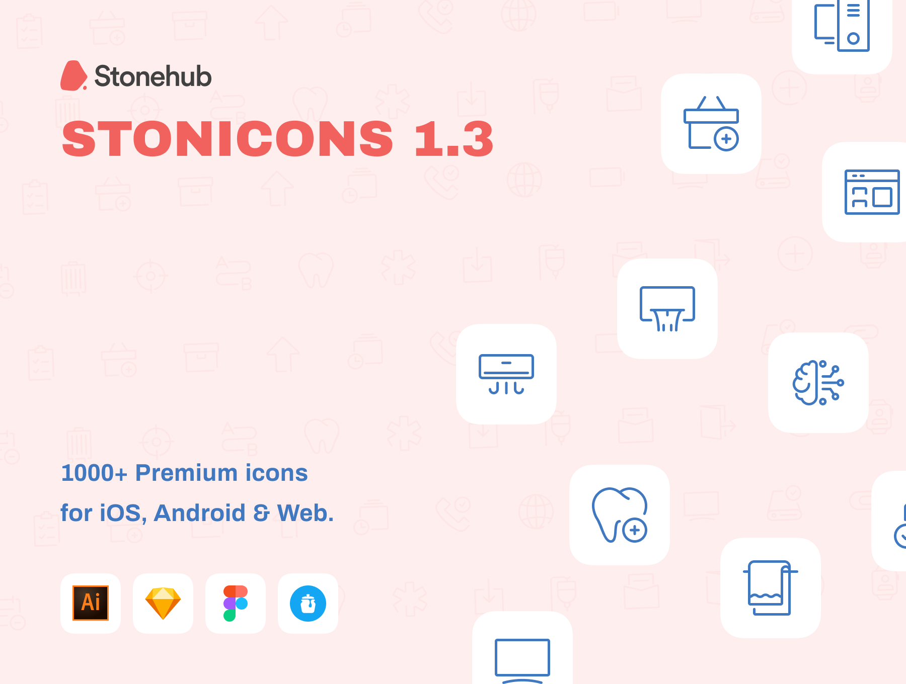 全套图标集 Stonicons 1.3 (1000+)