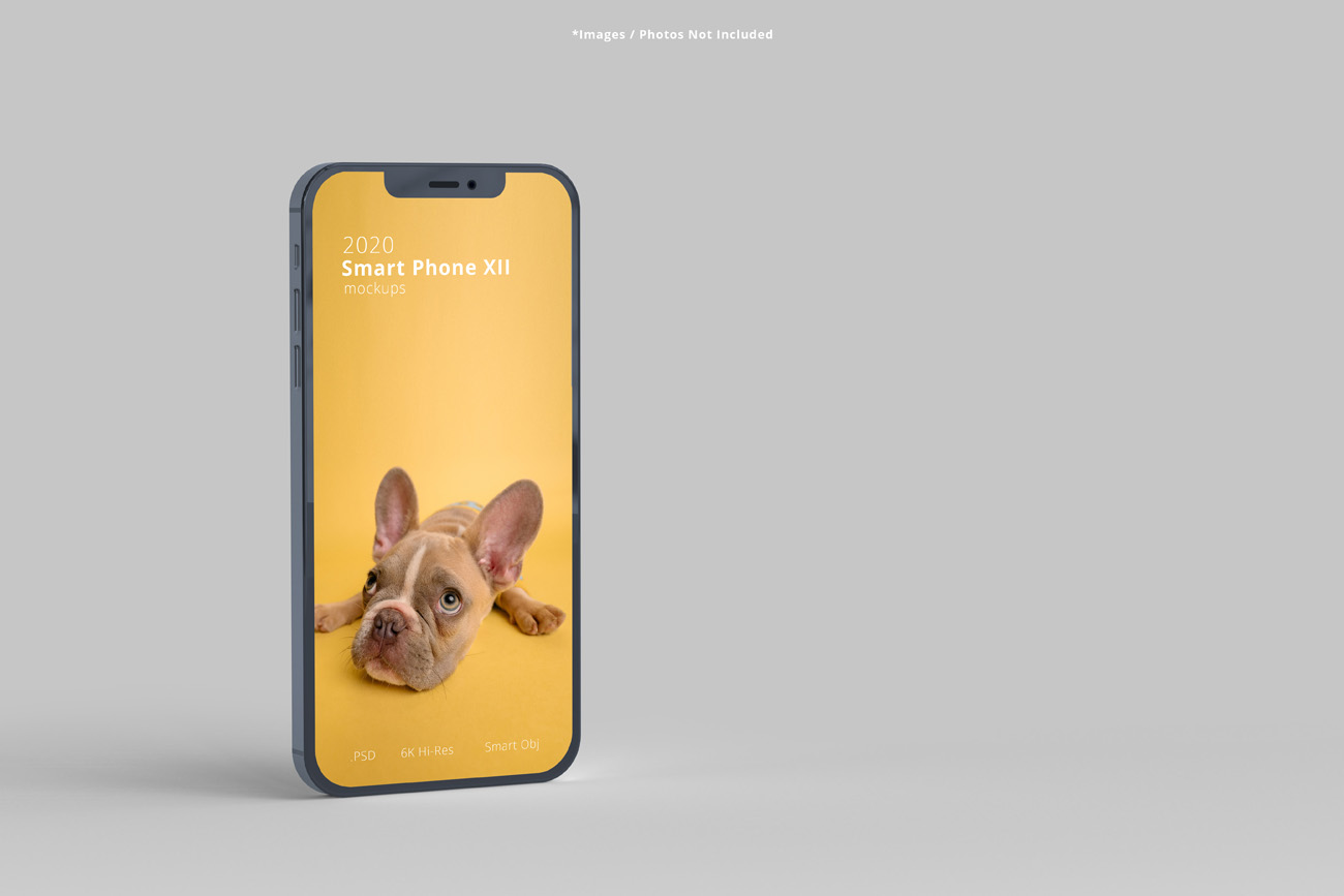 最新2020苹果iPhone 12手机样机UI贴图样机PSD