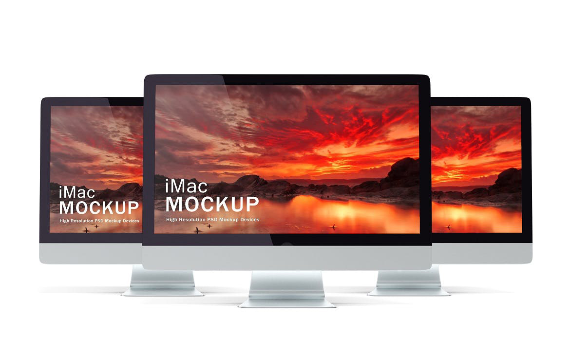 iMac 组合样机（PSD）