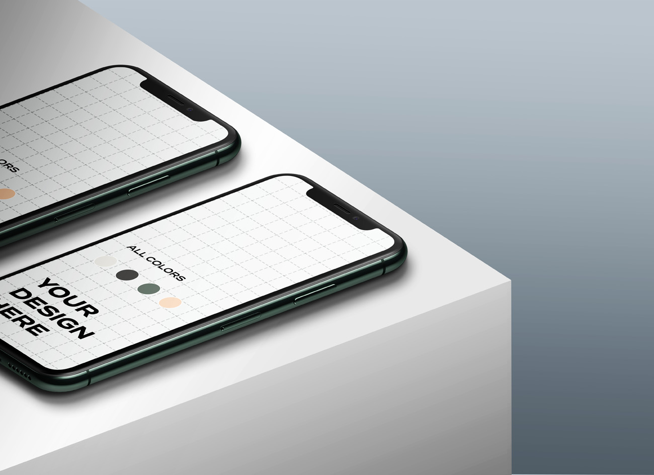 最新智能手机iPhone高级阴影APP UI界面设计提案样机