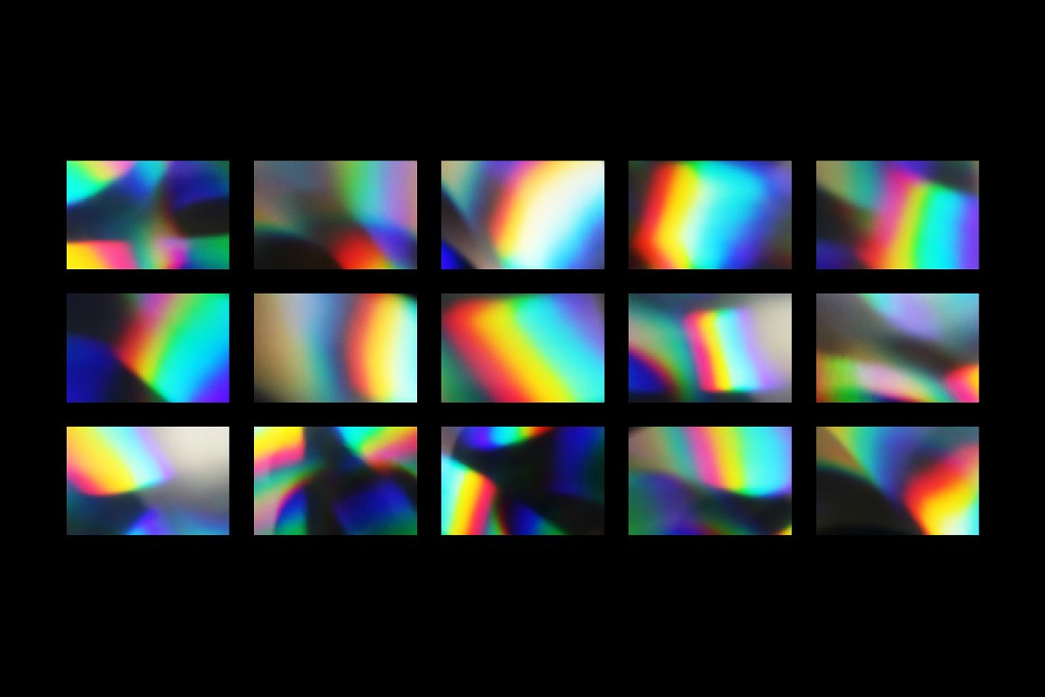全息酷炫抽象镭射渐变纹理背景素材免费下载 Holograph