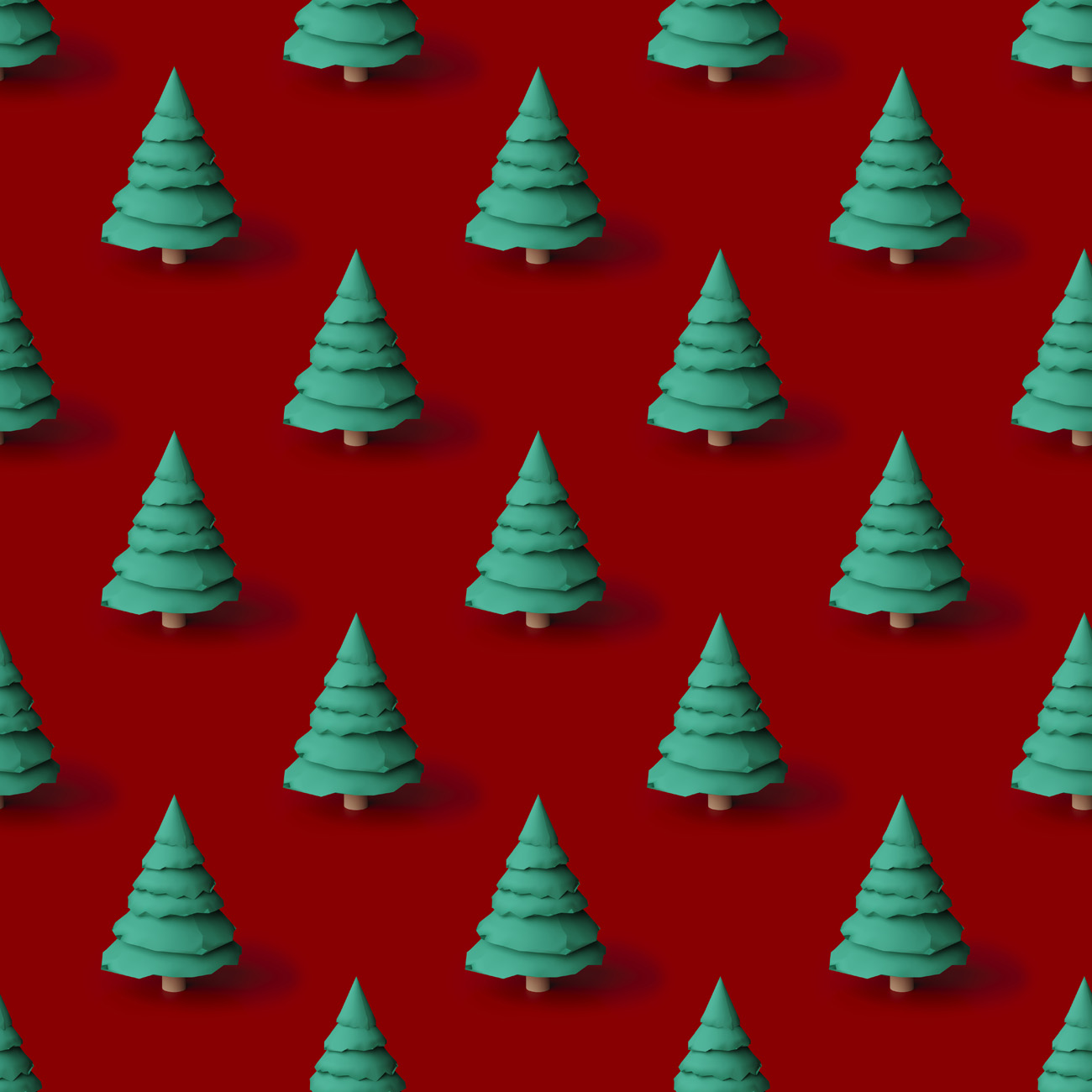 圣诞树图案新年圣诞节装饰元素3D渲染合成高清背景 3d re