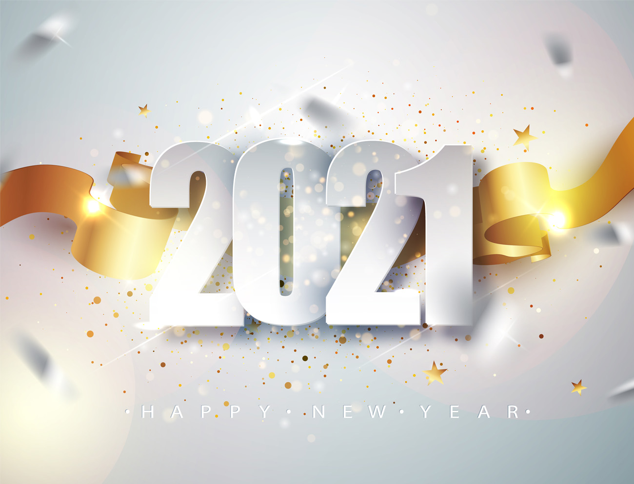 2021新年立体主题字元旦贺卡节日活动展板EPS矢量海报素材