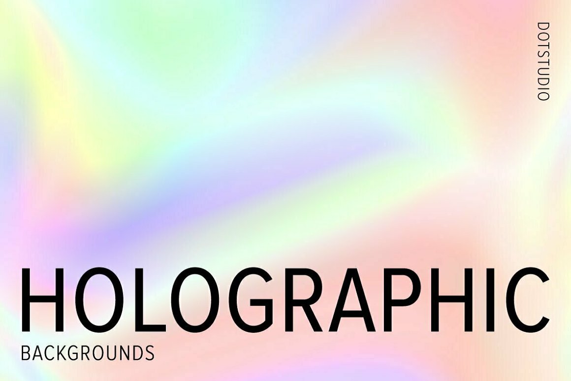 60个抽象全息渐变模糊背景素材免费下载 Holographi