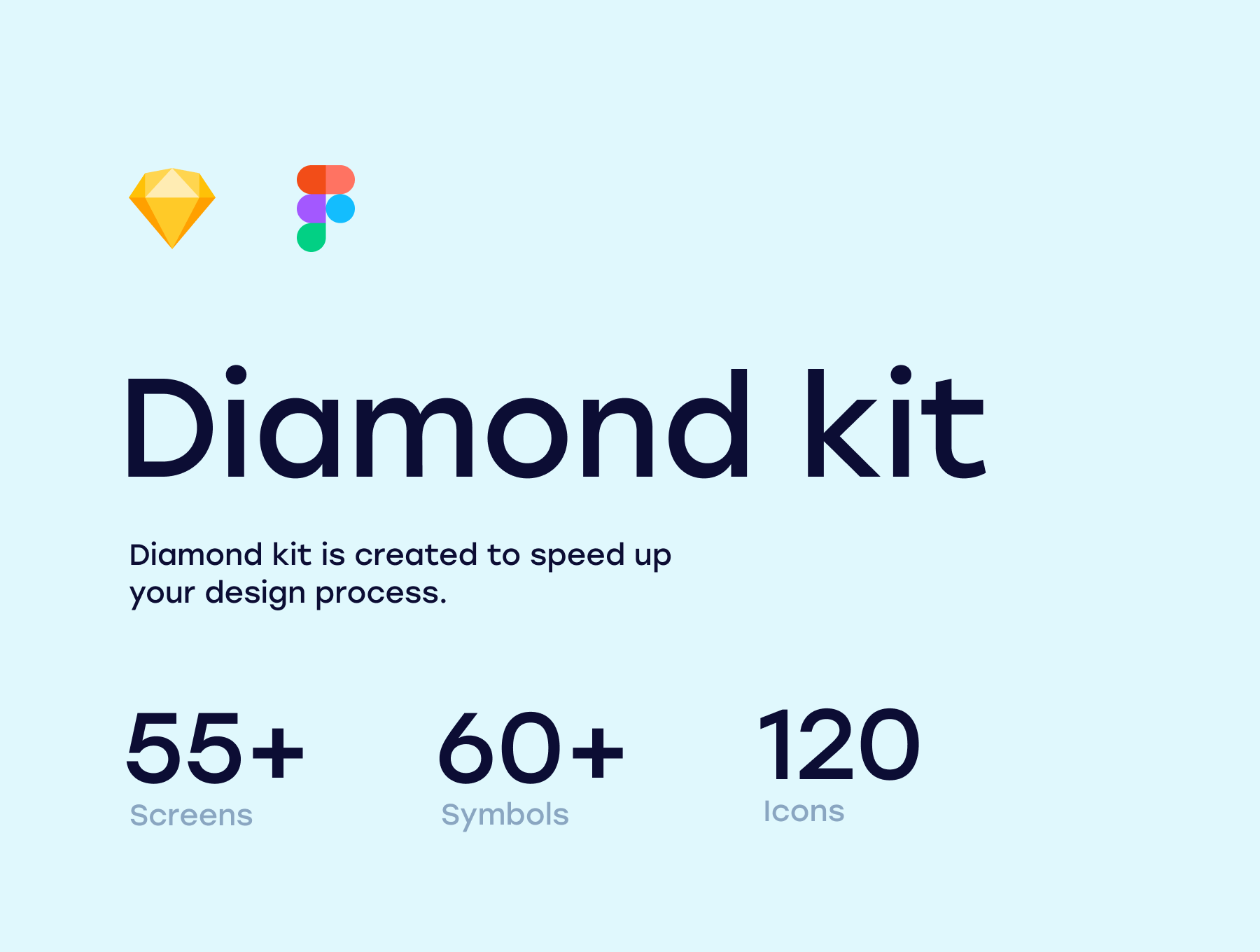 清新淡雅的多功能移动APP程序UI界面素材 Diamond