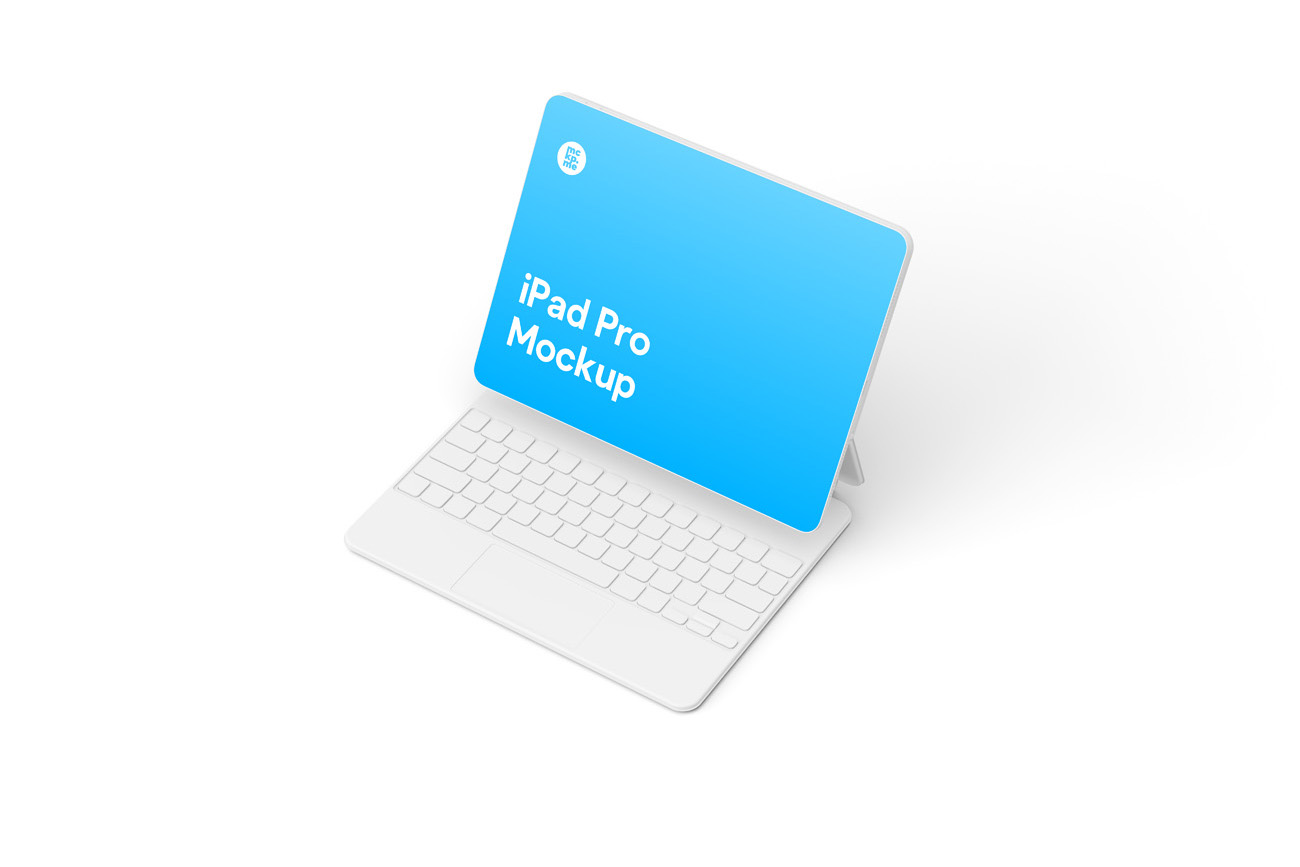 超高分辨率苹果iPad白模网页UI设计提案样机模板 iPad