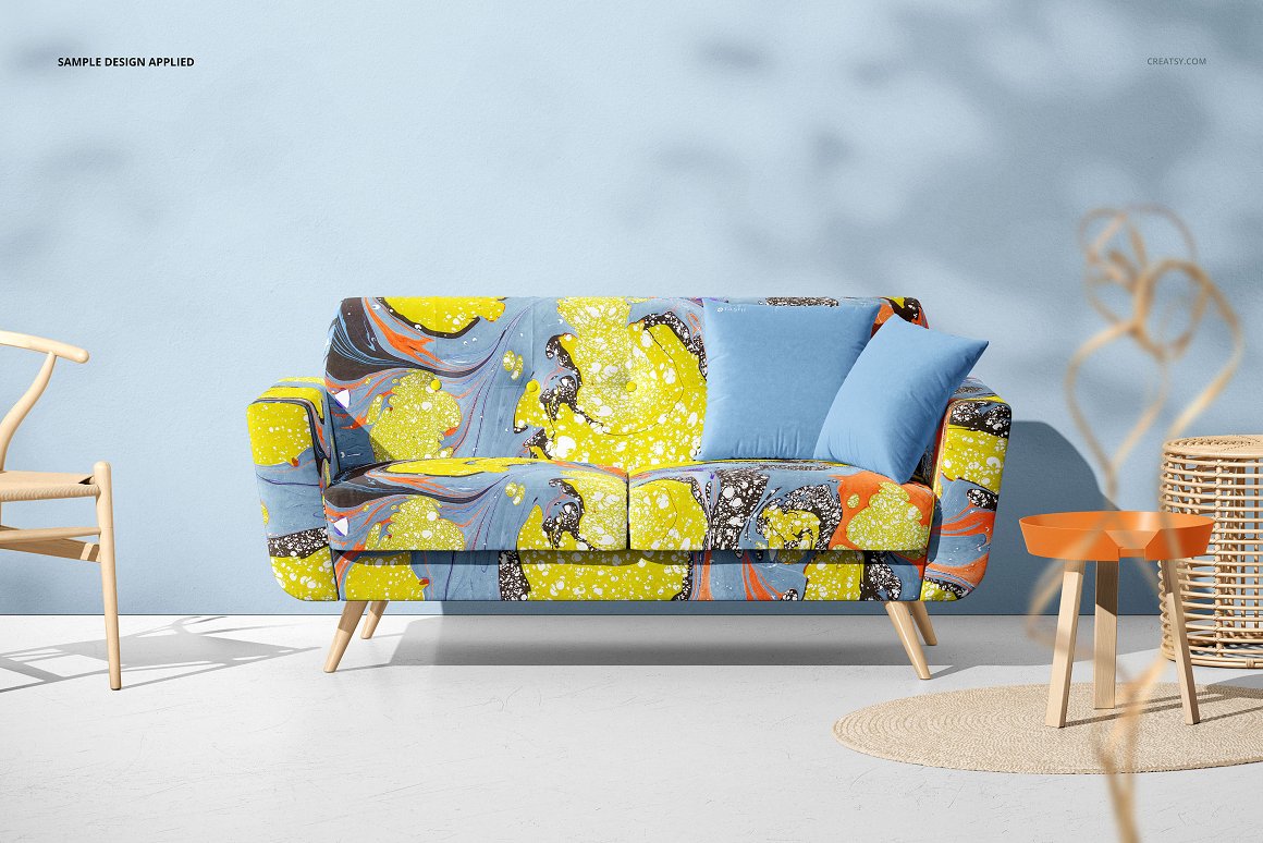 现代沙发家具设计提案样机PSD模板 Modern Sofa