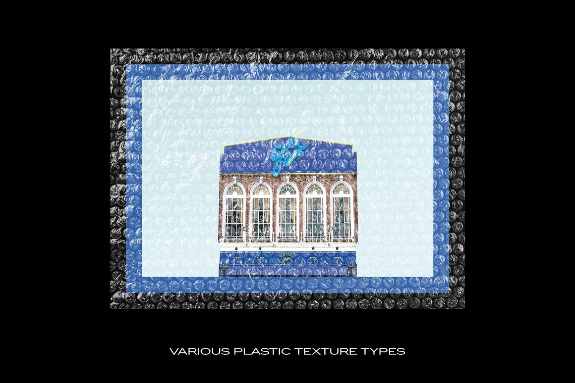 35种透明塑料薄膜玻璃纸密封袋PVC纹理素材 Plastic