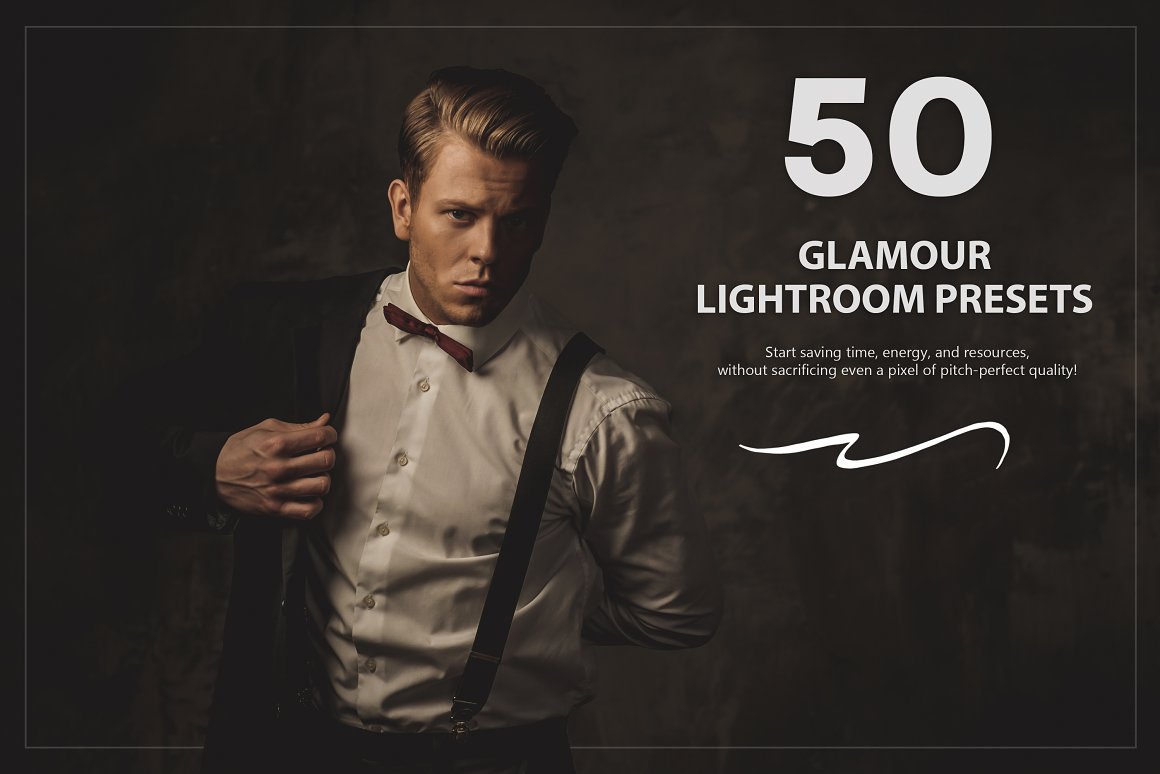 50款高端复古模特调色LR预设 Glamour Lightr
