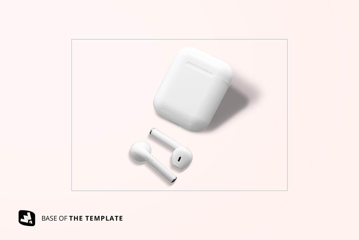 Apple/苹果2代无线蓝牙耳机保护套设计提案样机模板 Ai