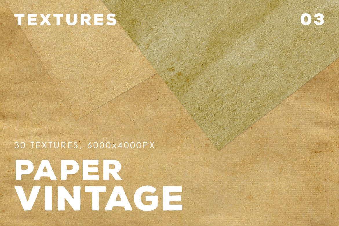 30张复古老式纸张牛皮纸纹理背景素材 Vintage Pap