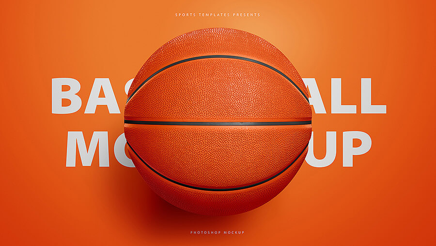 篮球标志学校吉祥物体育品牌VI提案样机模板  Basketb
