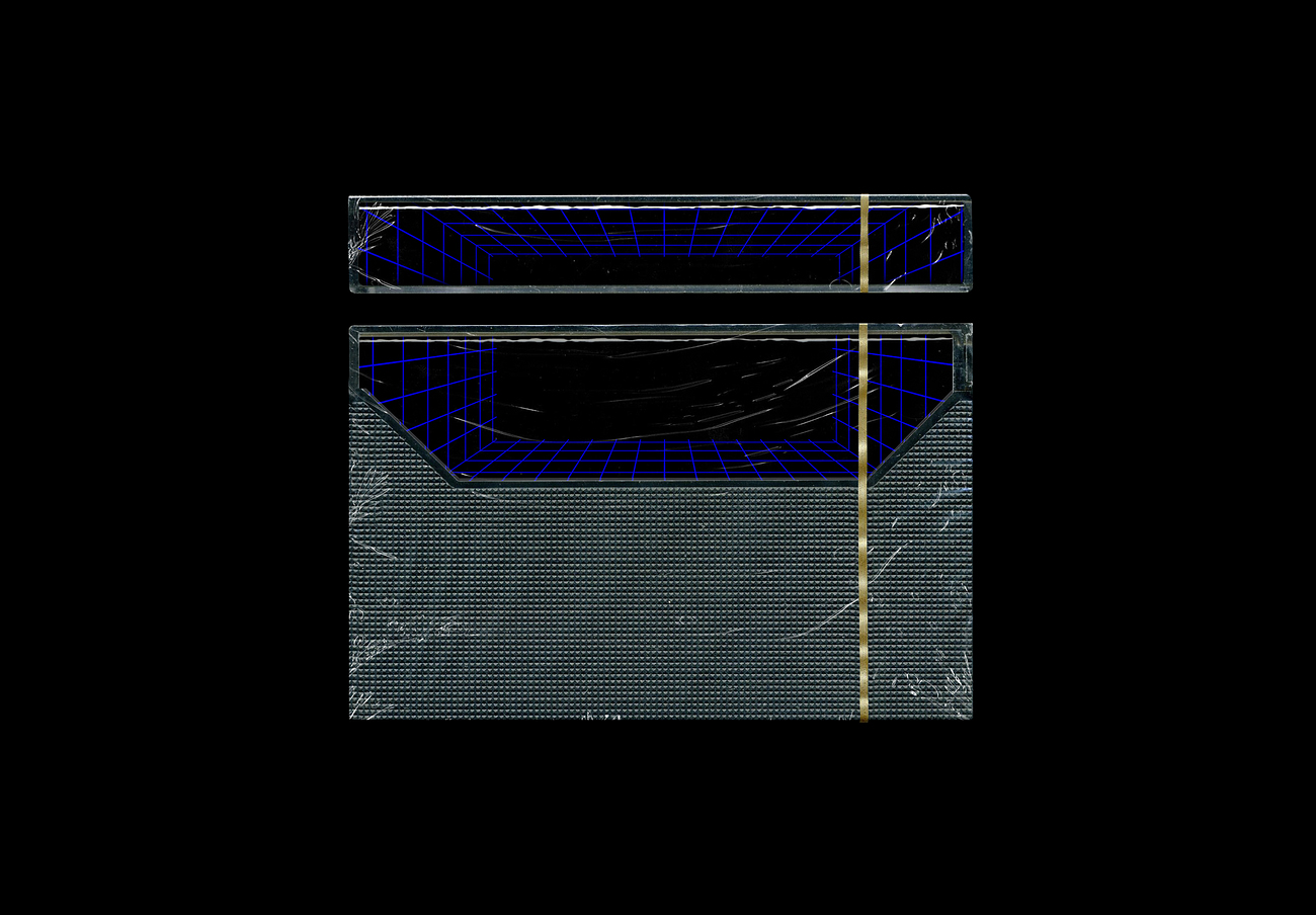 复古老物件磁带正反面侧面贴图设计样机PSD模板 KESA -