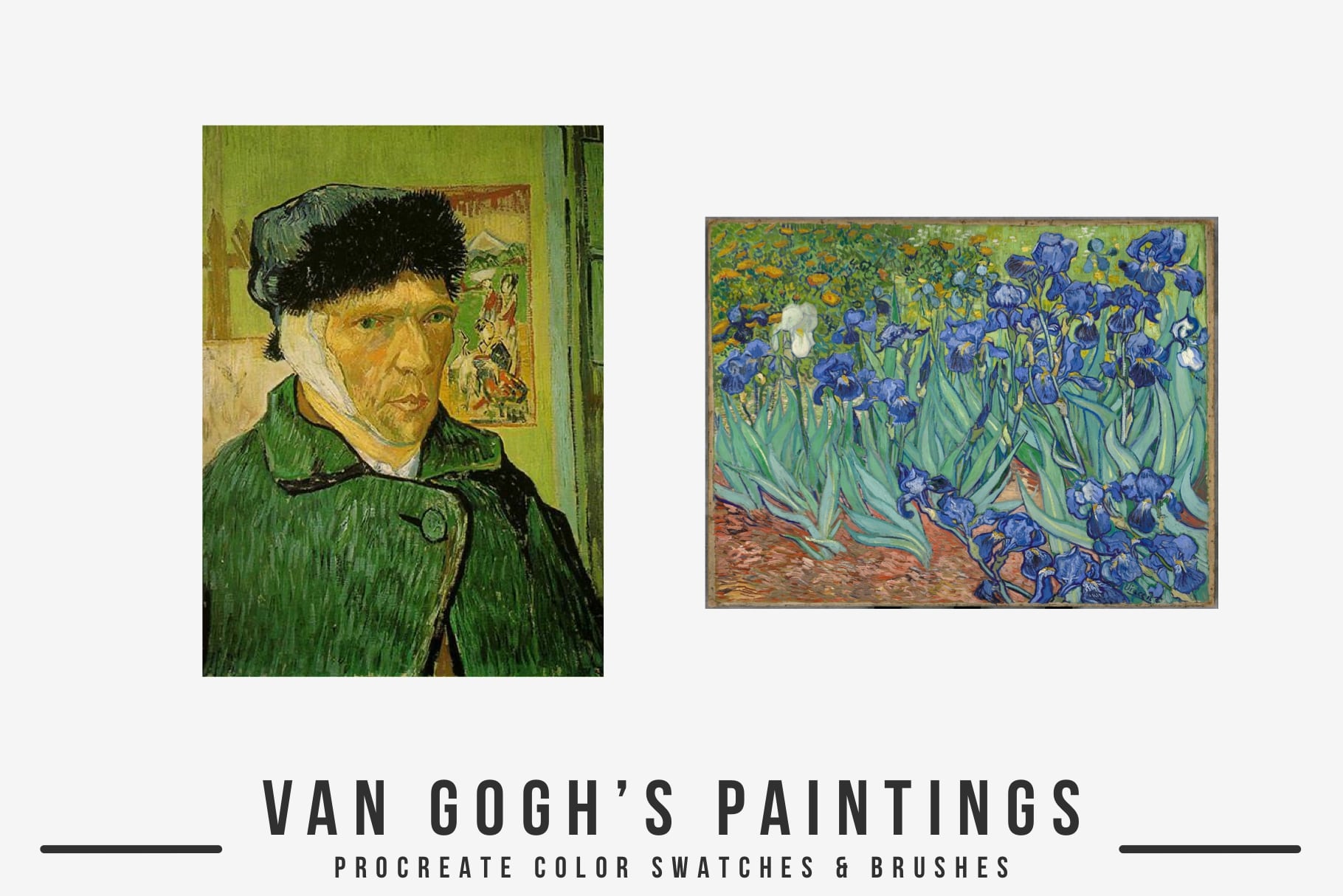 梵高世界名画配色画板数码艺术画笔 Van Gogh's Ar