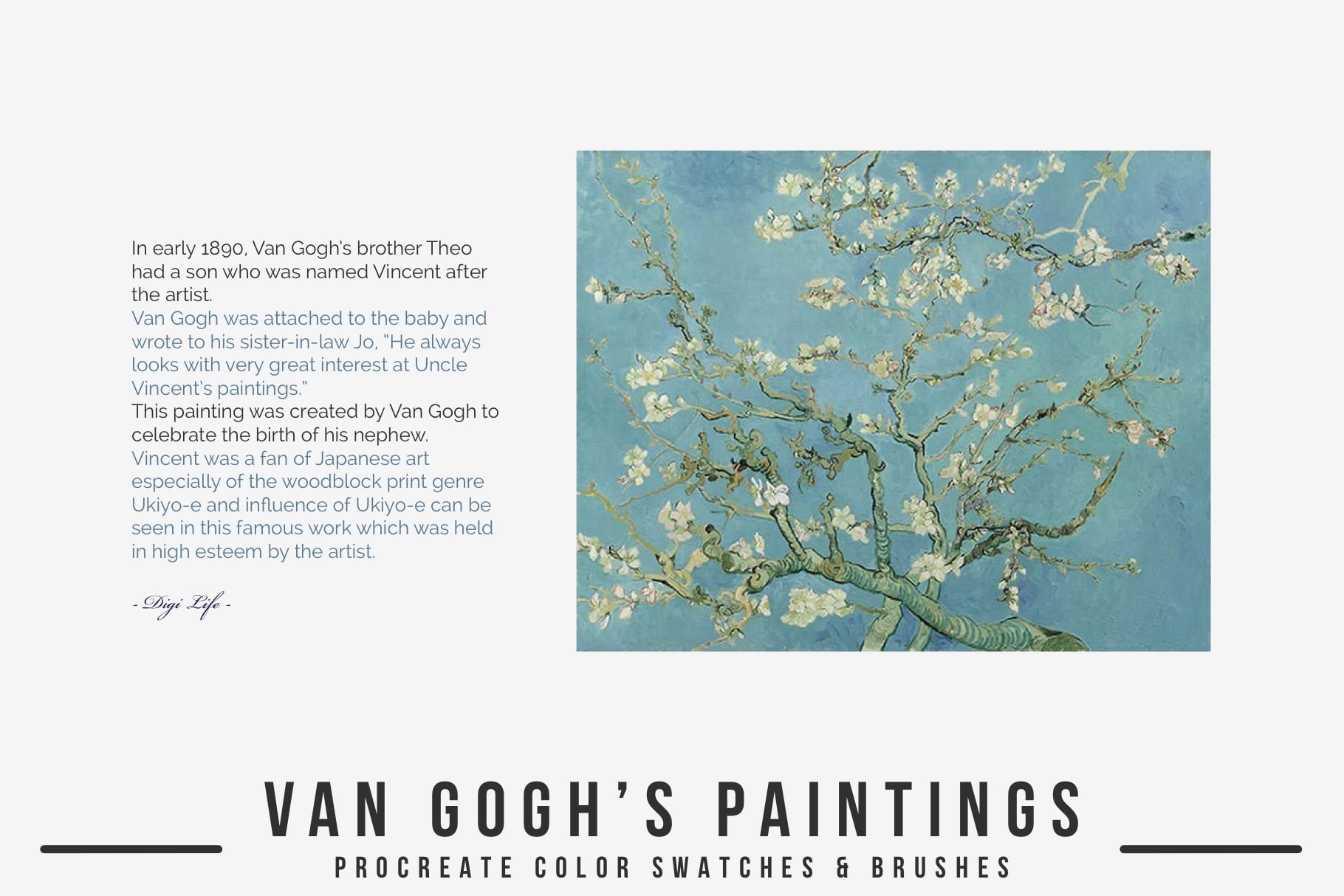 梵高世界名画配色画板数码艺术画笔 Van Gogh's Ar