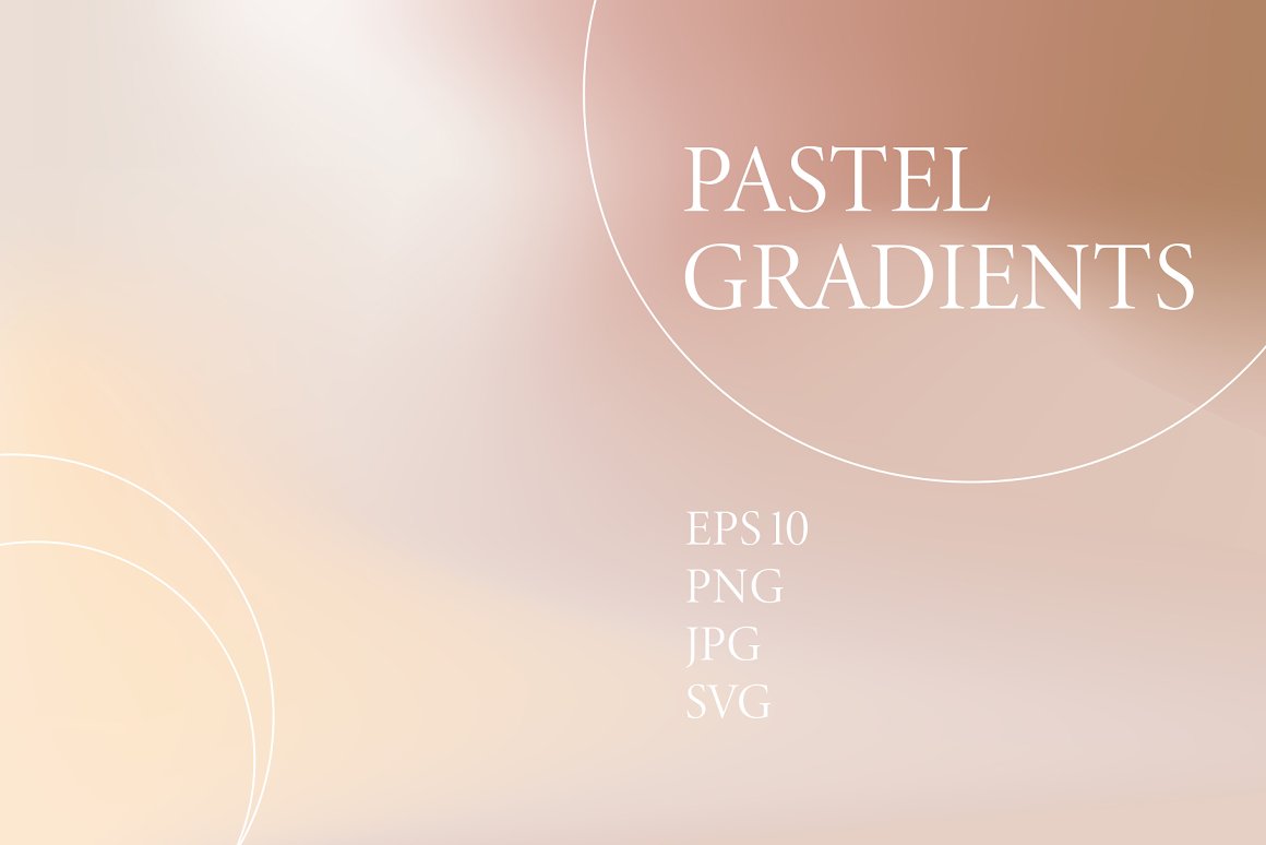 30款粉色温暖柔和抽象渐变背景素材 Pastel Gradi