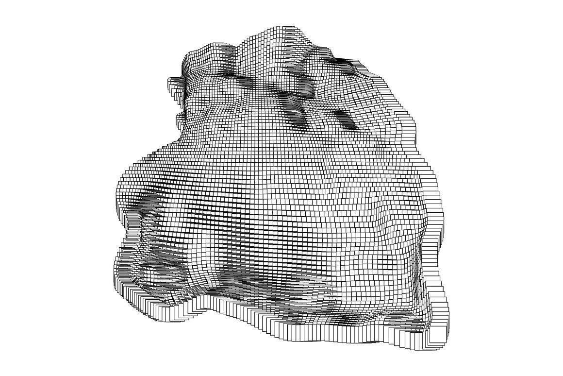 未来派数据可视化抽象语音界面声波声浪像素方块EPS矢量图形