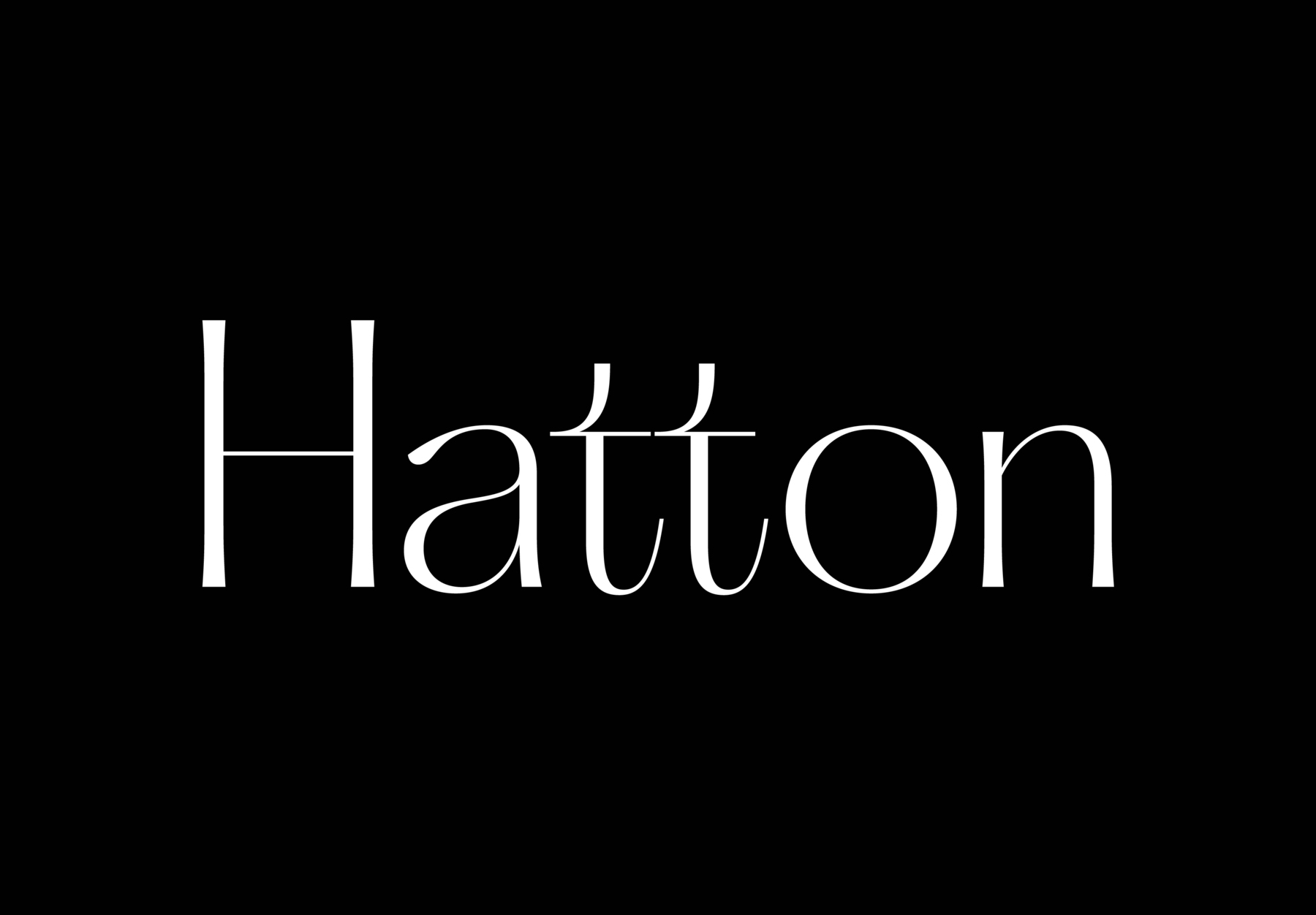 珠宝钻石灵感不拘一格的独特风格英文字体全套下载 Hatton