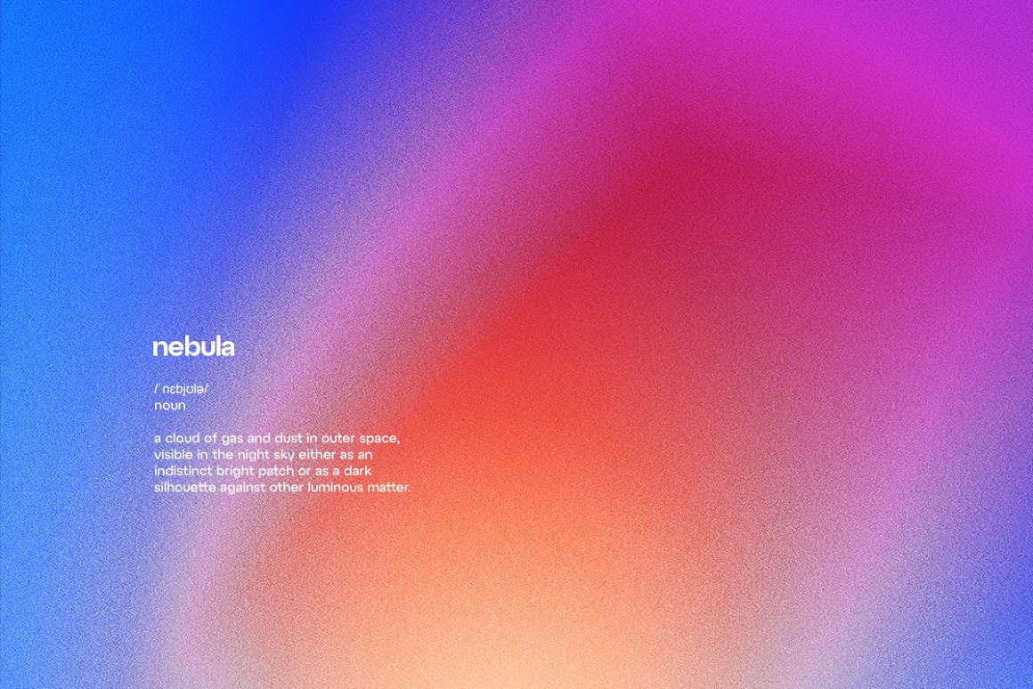 超凡脱俗的抽象彩虹颗粒感渐变纹理背景素材 Studio2am