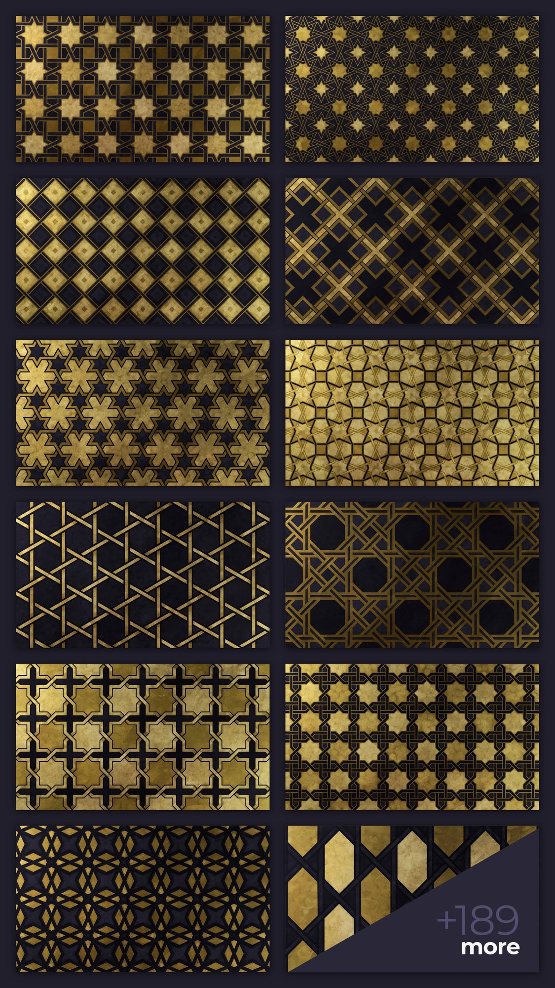 东方伊斯兰艺术曼荼罗传统几何抽象图案素材合辑 Orienta