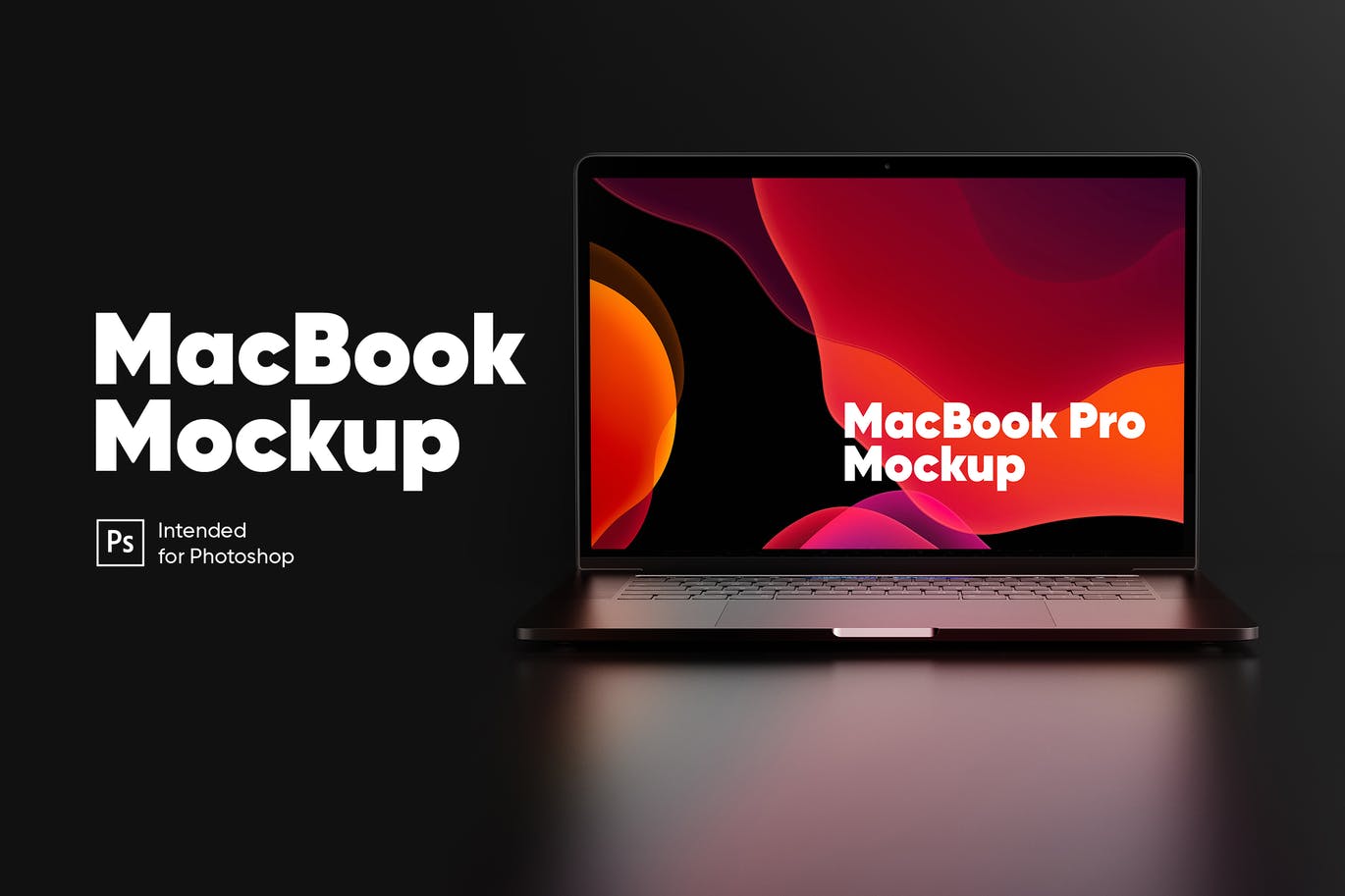 超高清苹果笔记本网页设计展示样机PSD模板 Macbook