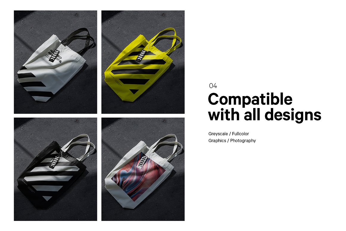 高品质手提袋帆布袋环保袋品牌设计提案样机模板 12x Tot