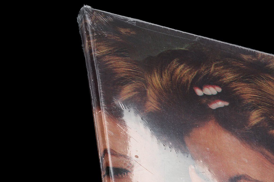 潮流塑封包装CD音乐封面设计展示样机模板 Angled CD