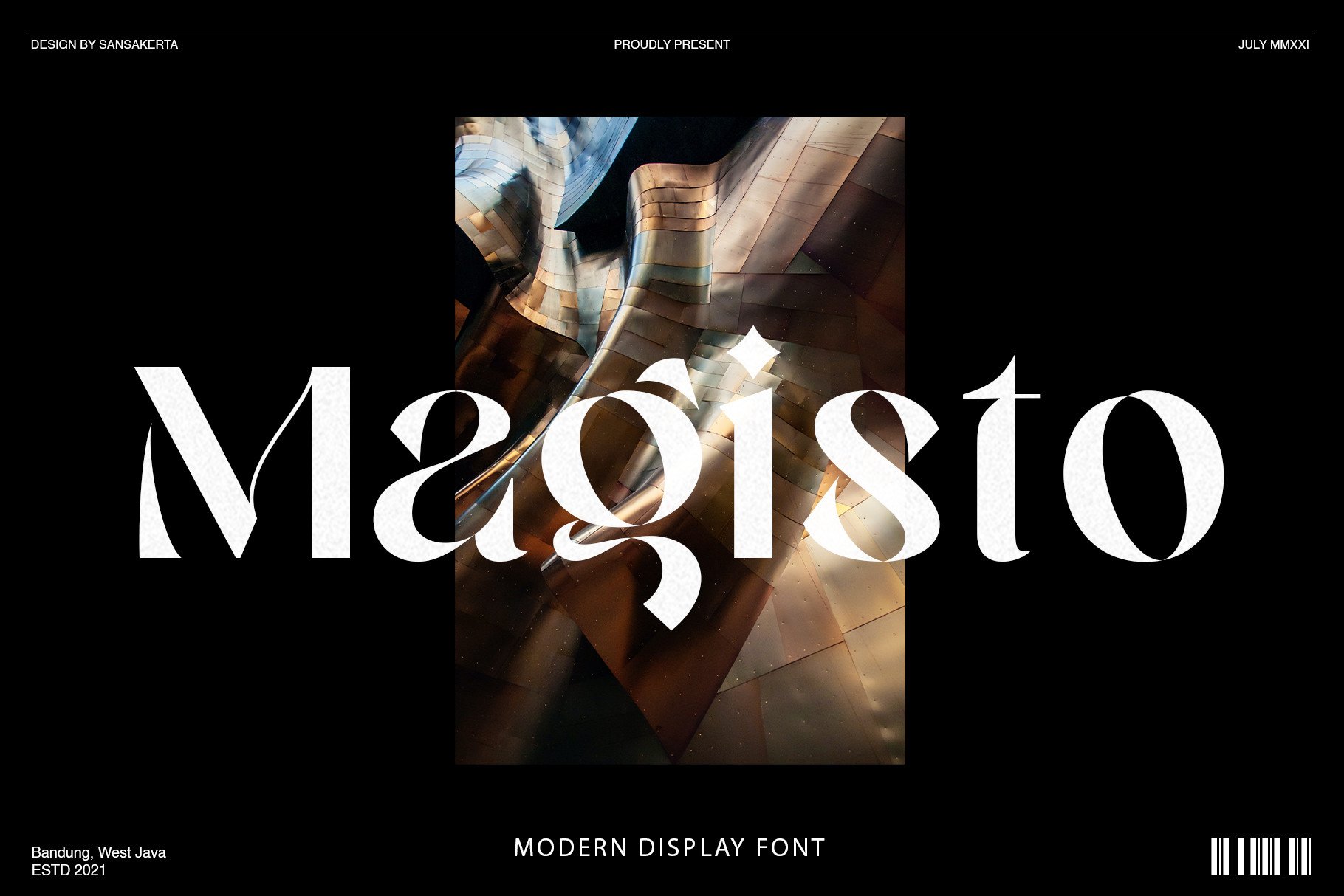 优雅时尚的经典杂志排版英文字体 Magisto Font