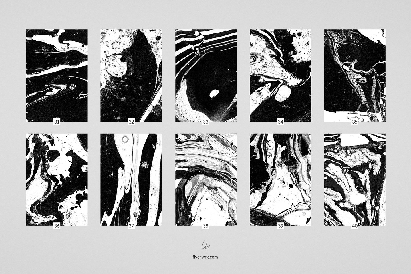 极简主义大理石流体抽象艺术墙纸纹理素材合辑 Marmor -