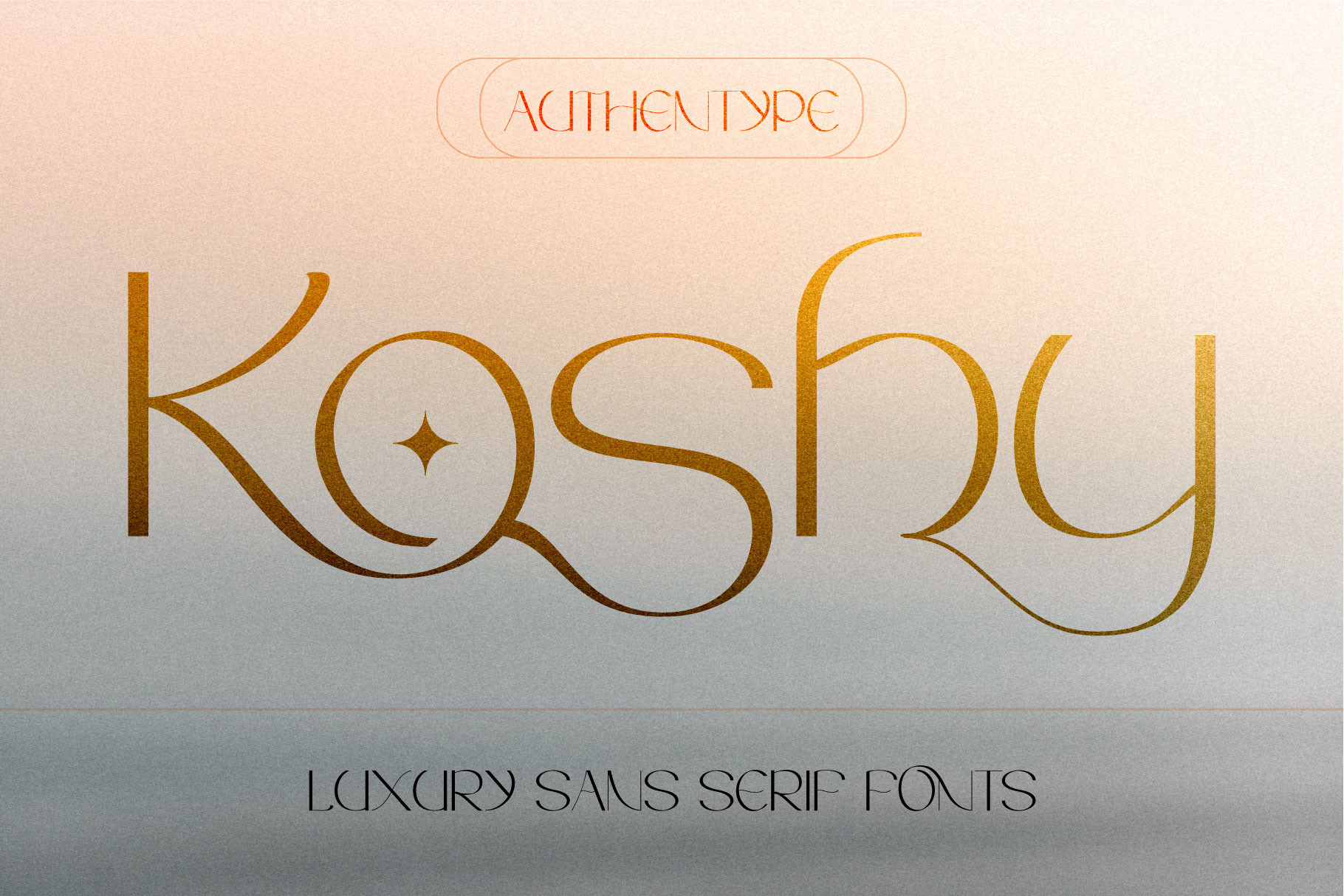 奢华优雅时尚的无衬线字体 Koshy Font
