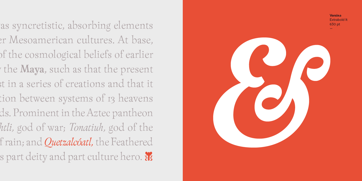 18世纪西班牙过渡字体优雅个性温和品牌英文衬线字体 Lati