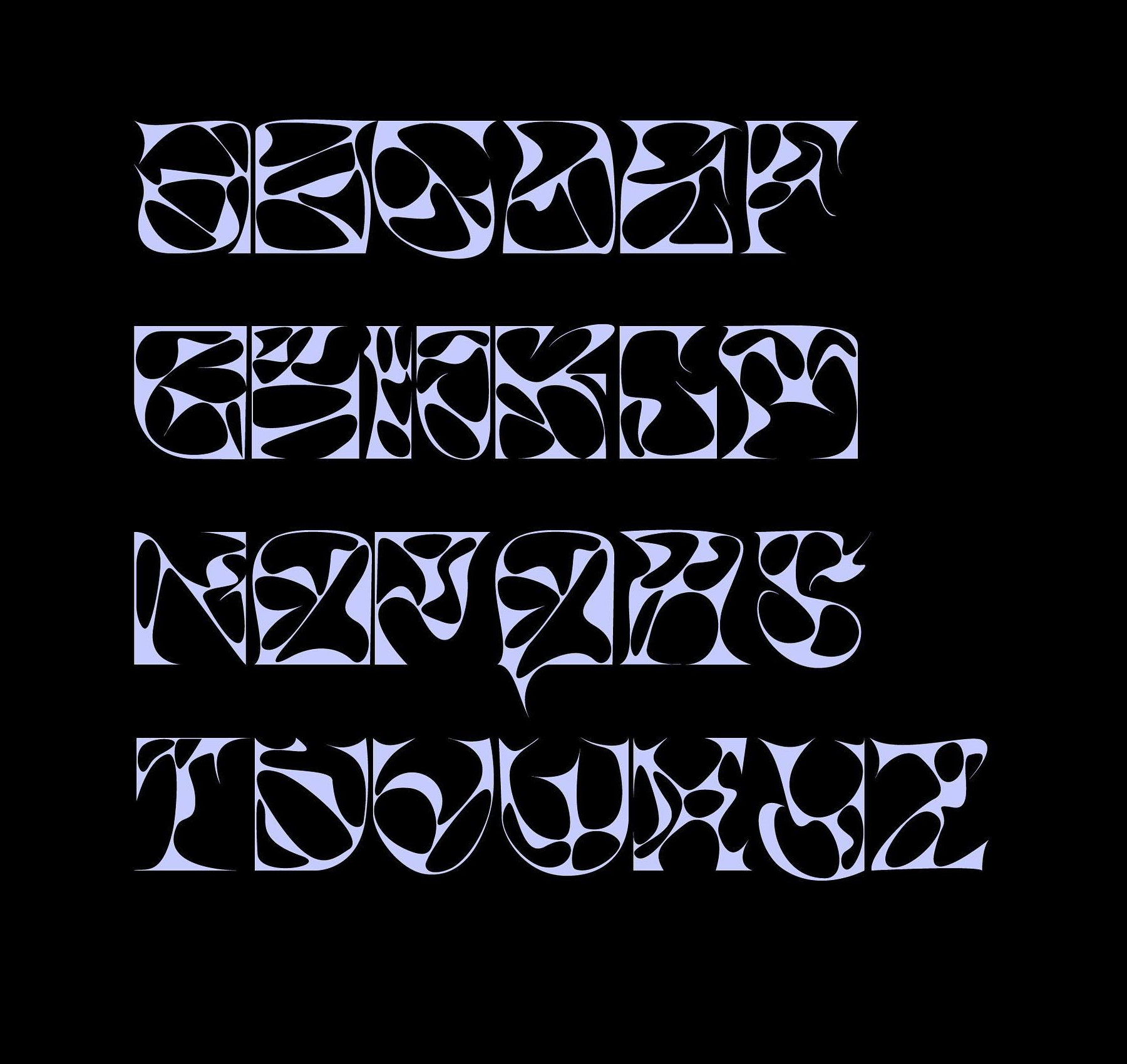 未来派生物异形英文装饰字体 Rembagram - Edar