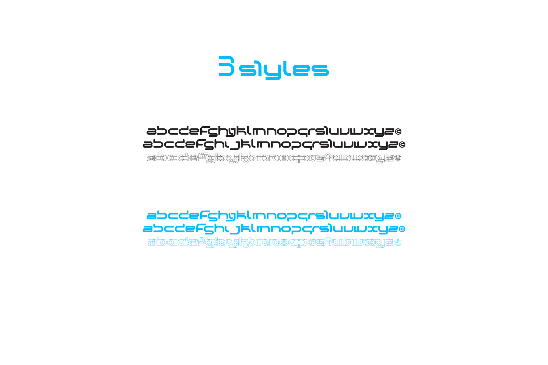 Y2k复古千禧风机车运动英文装饰排版字体 OXCYDE Ty