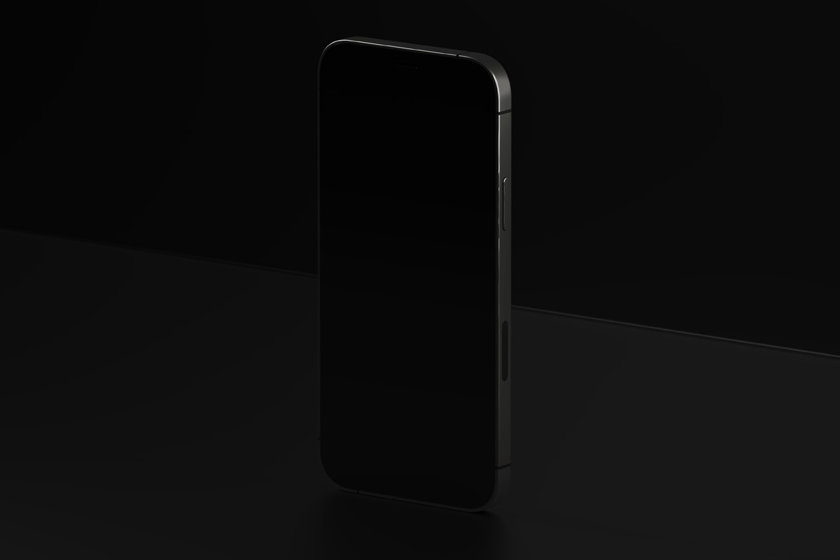 优雅的苹果iPhone手机APP设计UI贴图展示样机模板 E