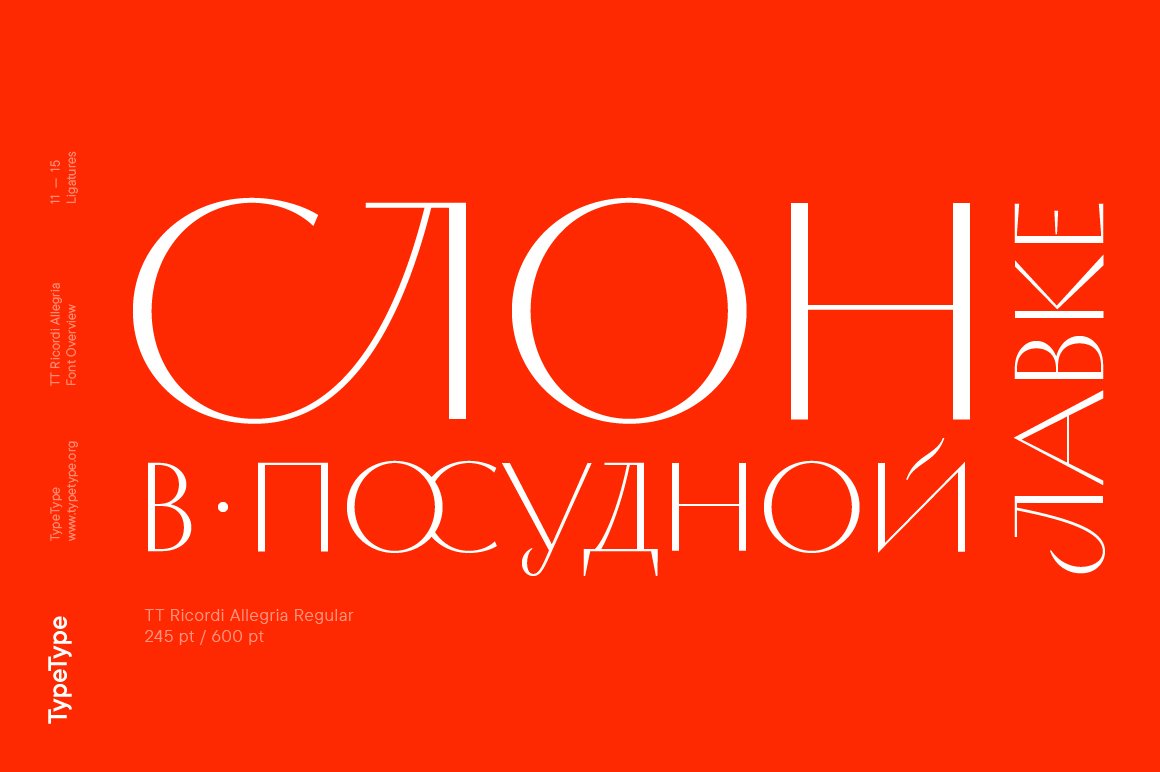 优雅时尚的品牌设计海报杂志排版英文字体 TypeType -