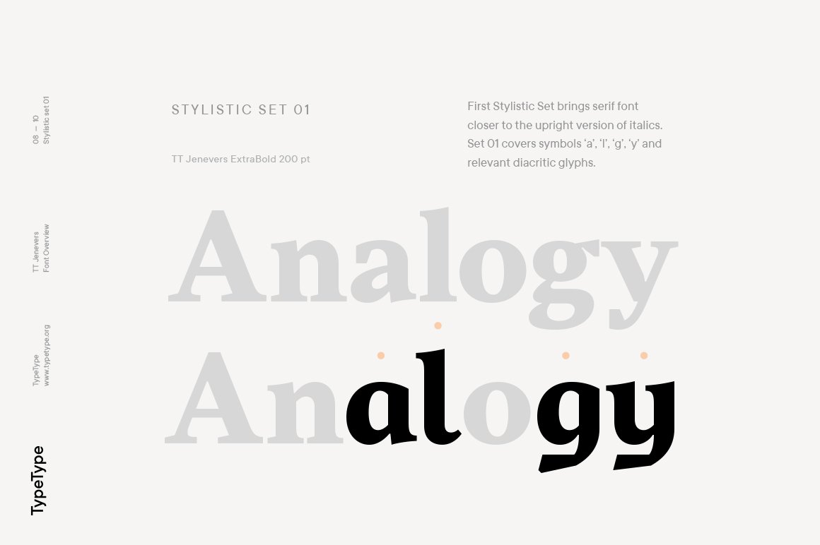 荷兰风味的现代品牌设计海报排版衬线英文字体 TypeType